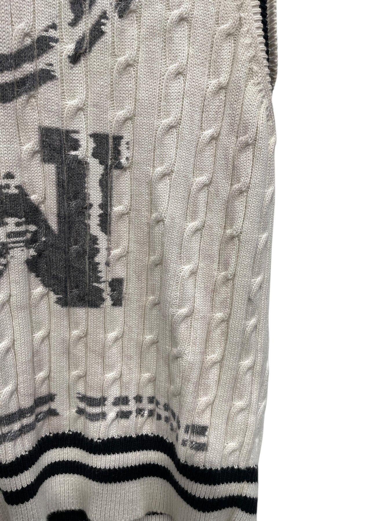 Maison Margiela Chest Logo Knit Sweater Vest Size M / US 6-8 / IT 42-44 - 2 Thumbnail