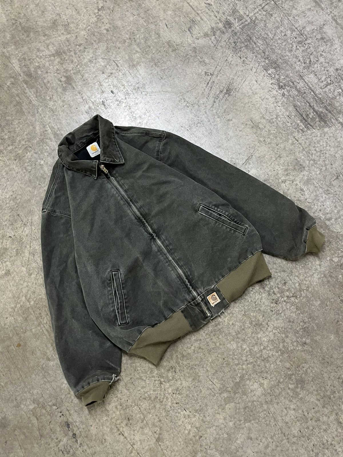 Carhartt × Vintage Carhartt Santa Fe forest green earth tone distressed Size US XL / EU 56 / 4 - 2 Thumbnail