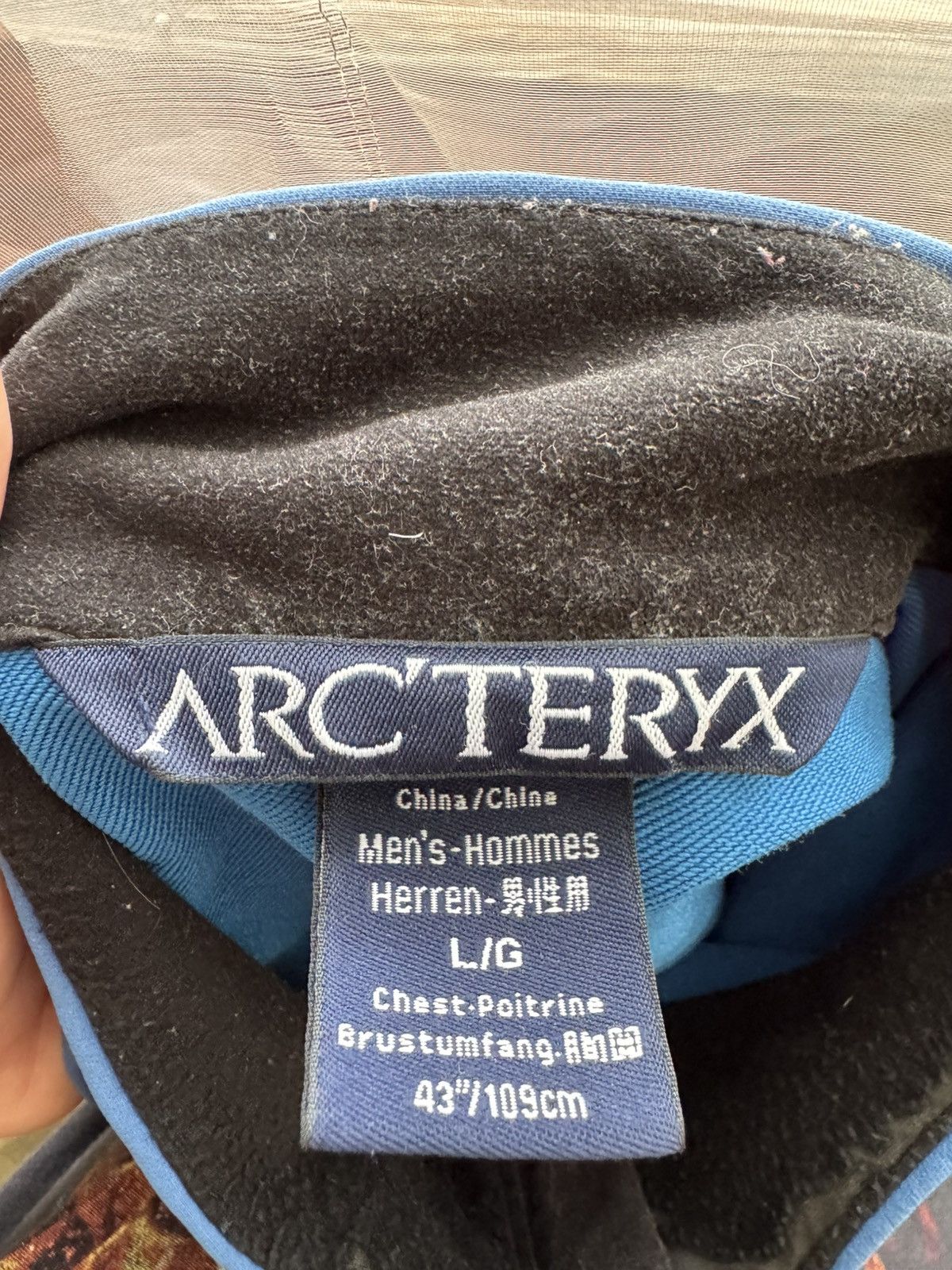 Arc'teryx × Vintage Vintage Arc’Teryx blue Soft-Shell Outdoor Jacket Size US L / EU 52-54 / 3 - 11 Thumbnail