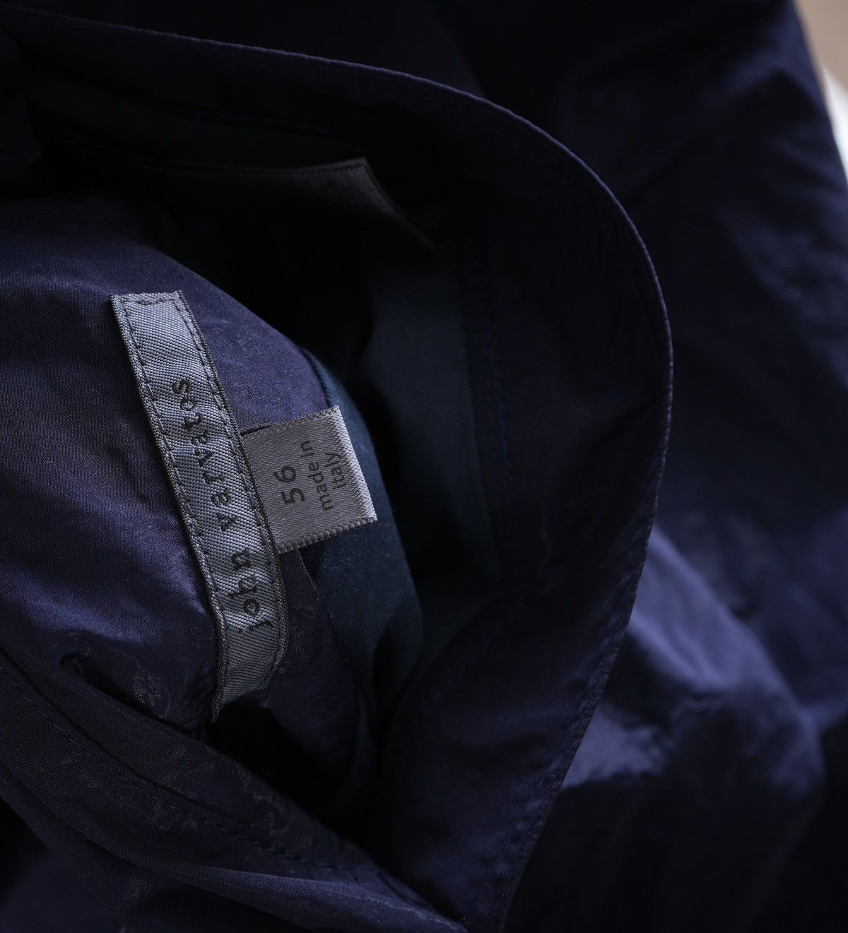 John Varvatos John Varvatos Collection Linen Trench Coat Blue Reversible Size US XL / EU 56 / 4 - 6 Thumbnail
