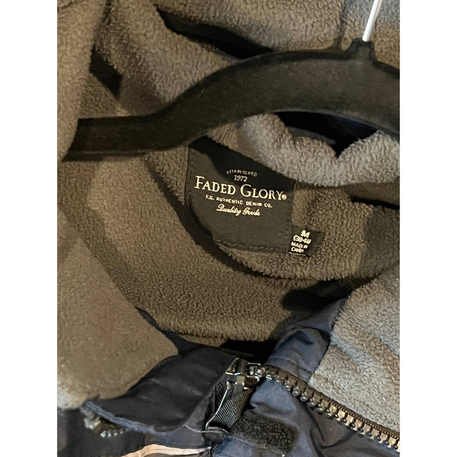 Faded Glory Faded Glory Hooded Blue Gray Insulated Jacket Mens M Size US M / EU 48-50 / 2 - 2 Thumbnail