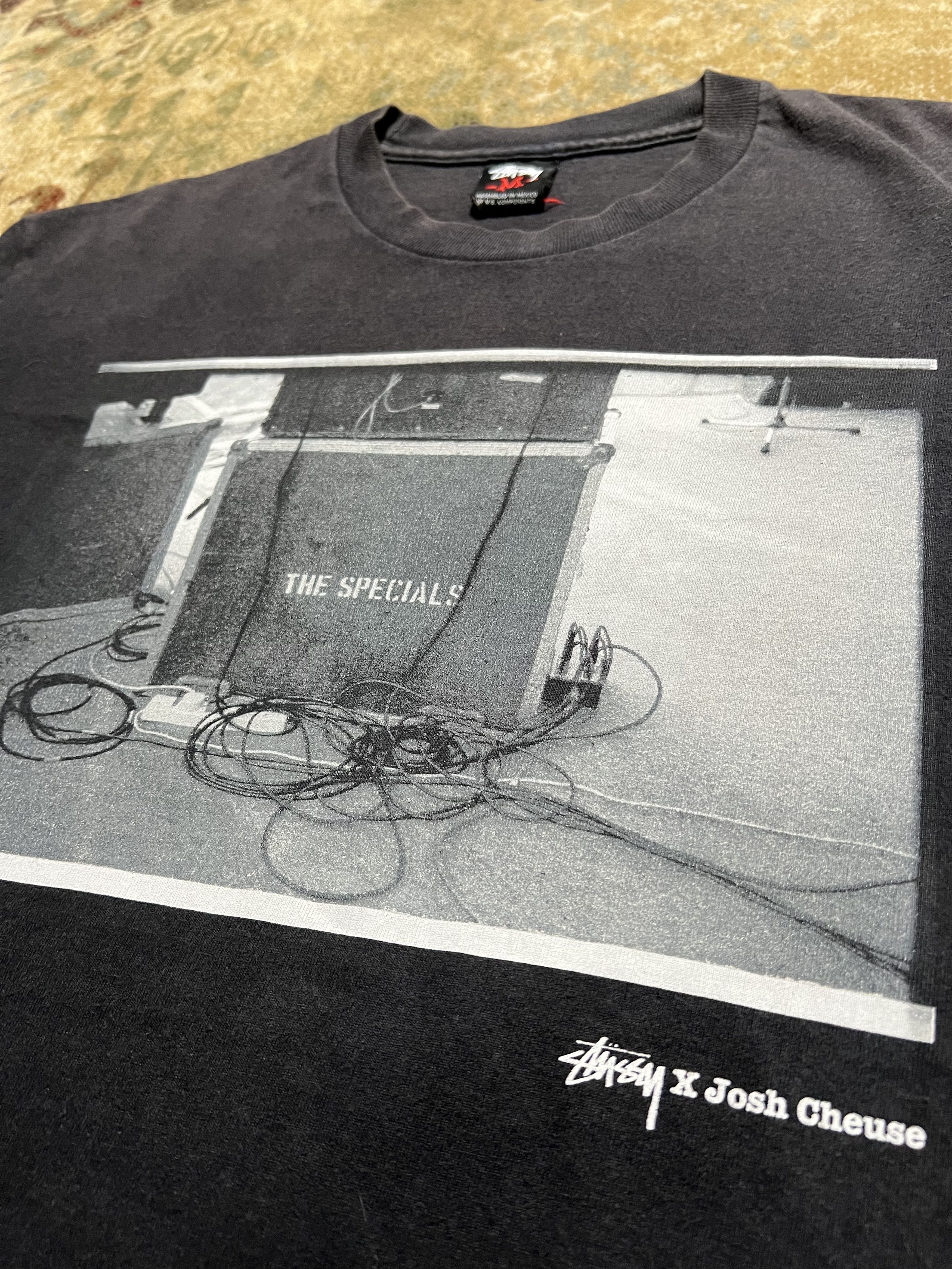 00s Stussy x Josh Cheuse Graphic Tshirt Tee y2k style