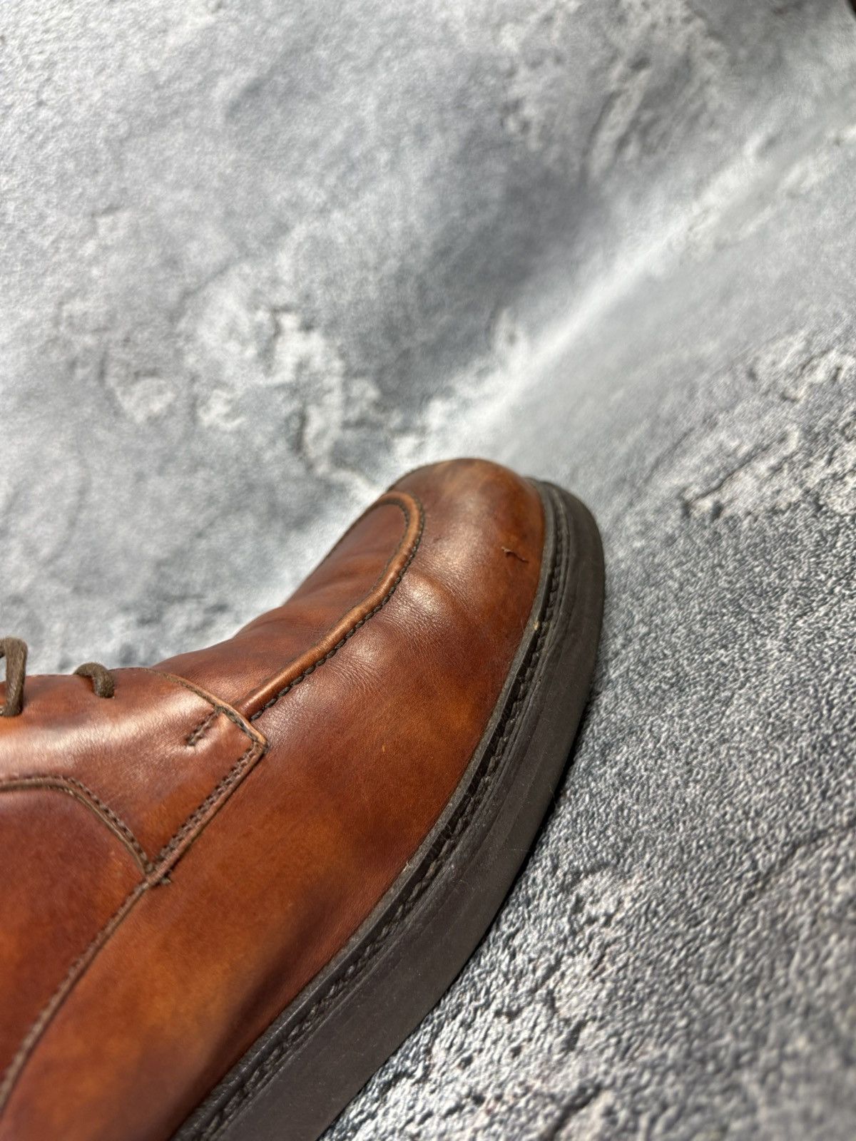 Ermenegildo Zegna zegna ermenegildo couture leather boots shoes lace up Size US 13 / EU 46 - 9 Thumbnail