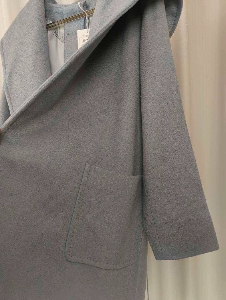 Max Mara Max Mara Rialto Blue Camel Coat Size M / US 6-8 / IT 42-44 - 4 Thumbnail