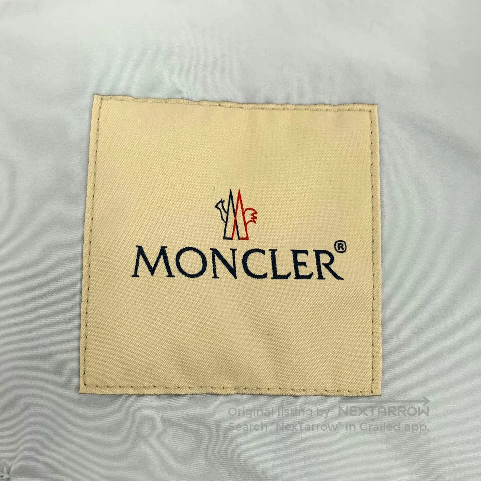 Moncler Moncler Light Blue Logo Diamond Embellished Hooded Drawstr Size US S / EU 44-46 / 1 - 6 Thumbnail