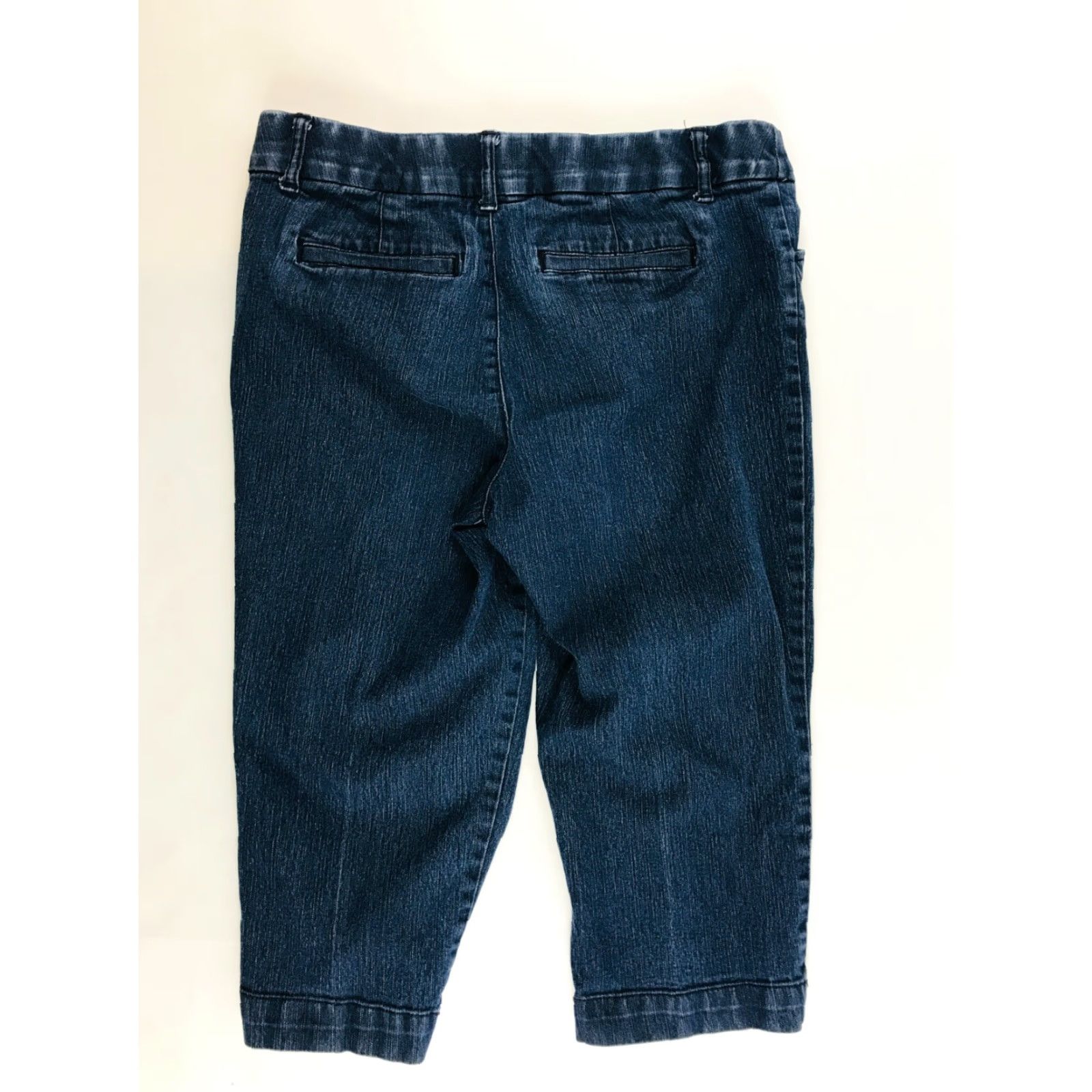 Vintage St. John's Bay Jeans Women 4P Petite Denim Capri Crop Straight Leg Low Rise Jeans Capris Size 27" / US 4 / IT 40 - 2 Thumbnail