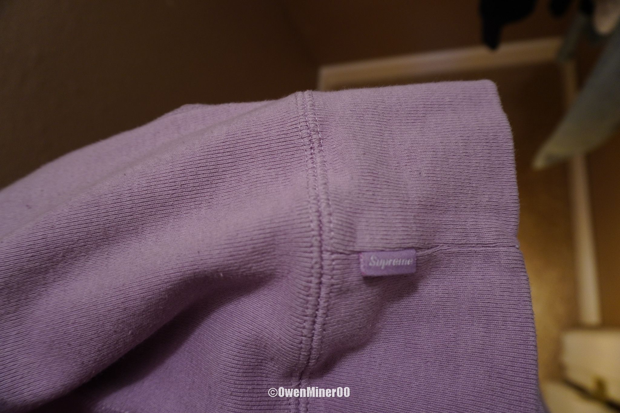 Supreme Supreme Compact Logo Hooded Sweatshirt (FW17)-Pale Violet XL Size US XL / EU 56 / 4 - 6 Thumbnail