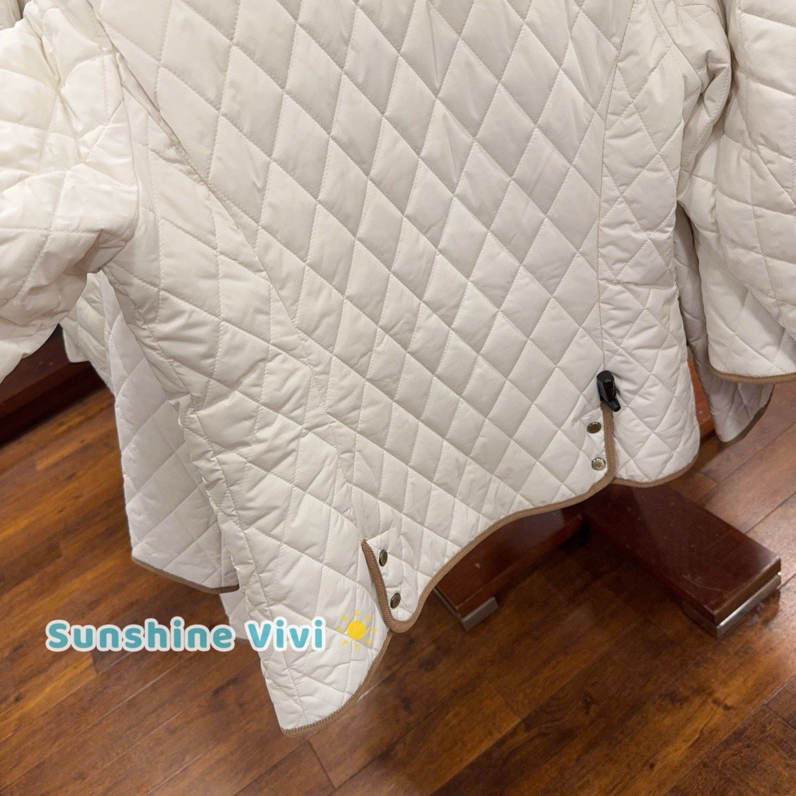 Lauren Ralph Lauren NWT Ralph Lauren Polo Women Quilted Jacket Chalk medium Size M / US 6-8 / IT 42-44 - 4 Thumbnail