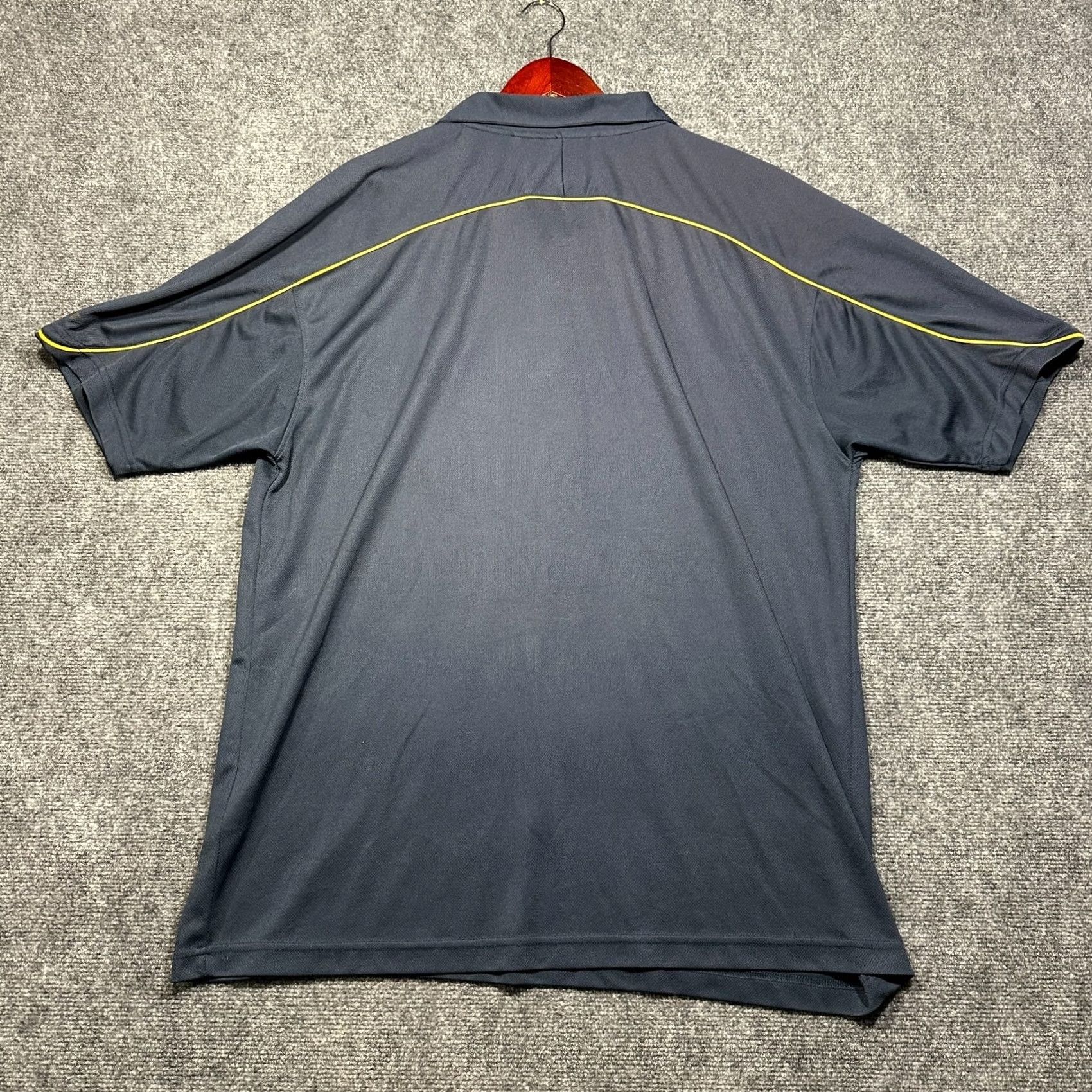 Vintage Nike Polo Shirt Mens XL Blue Short Sleeve Button Neck University of Michigan Logo Size US XL / EU 56 / 4 - 7 Thumbnail