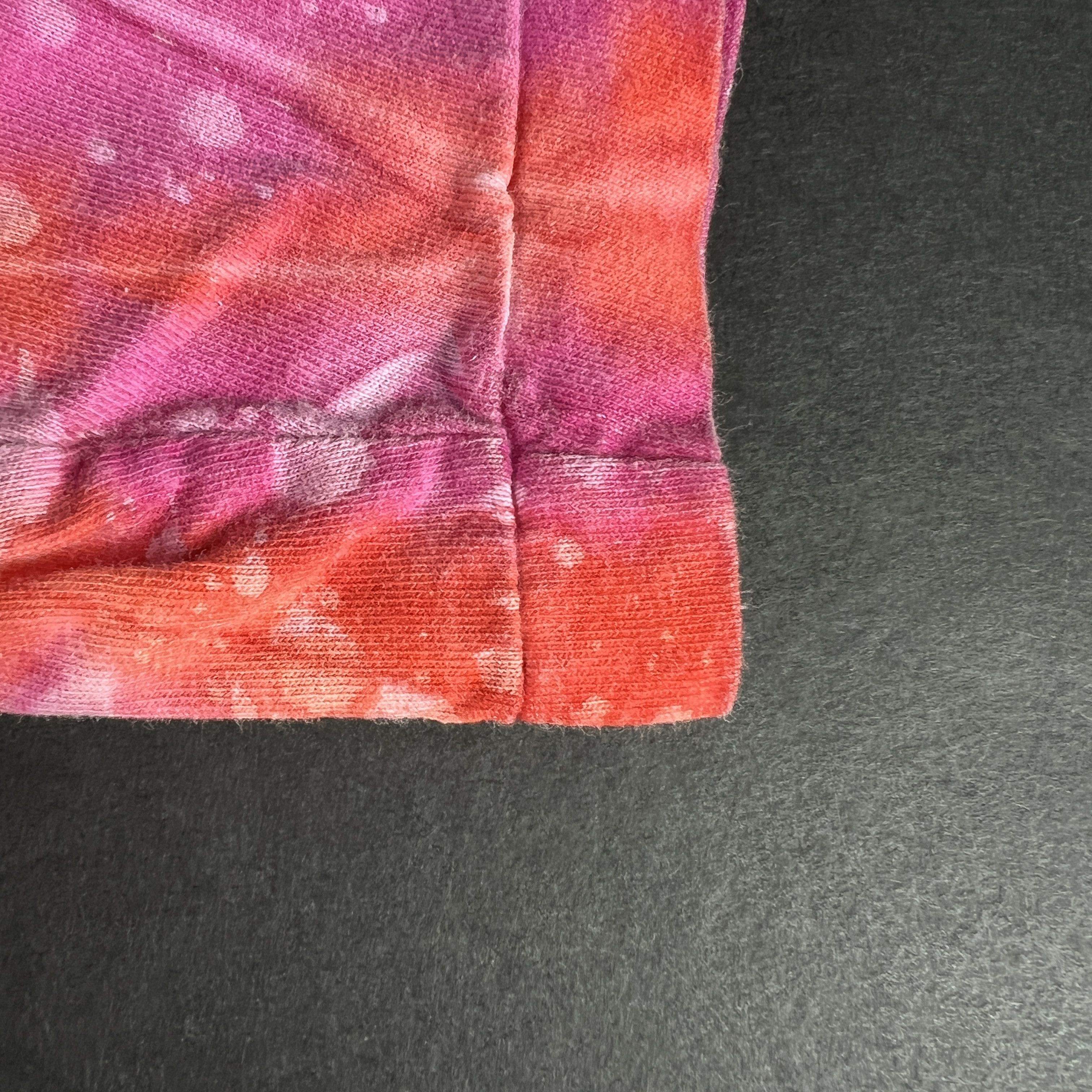 Vintage VTG 90s Too Extreme Pink Orange Faded Striped Single Stitch Size US L / EU 52-54 / 3 - 3 Thumbnail