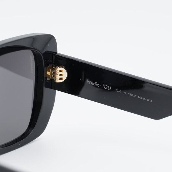 Dior Dior WILDIOR S3U 10A0 Sunglasses Black Square Frame, Smoke Size ONE SIZE - 7 Thumbnail