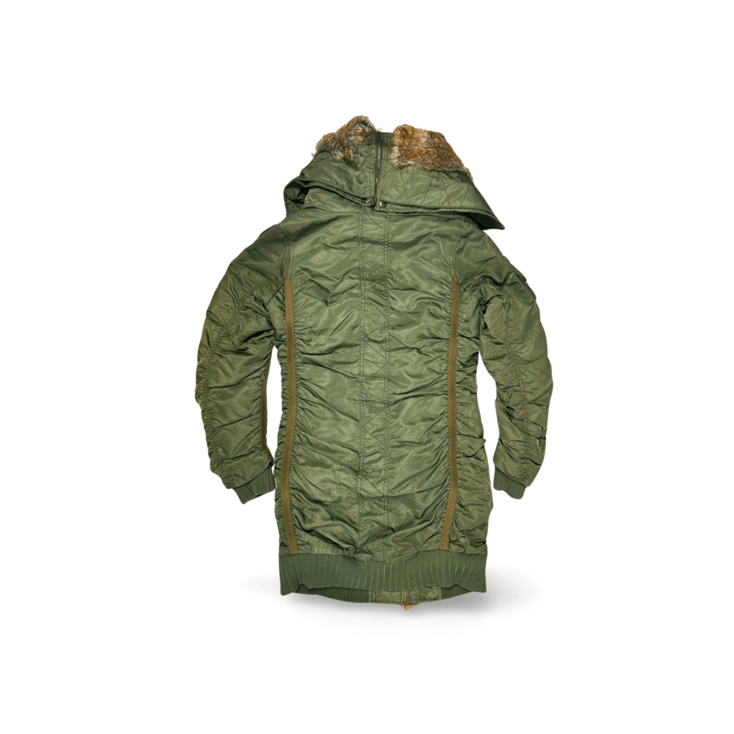 Avirex Avirex MFG ARMY NYLON Womens Parka Size S fits XS Size S / US 4 / IT 40 - 2 Thumbnail