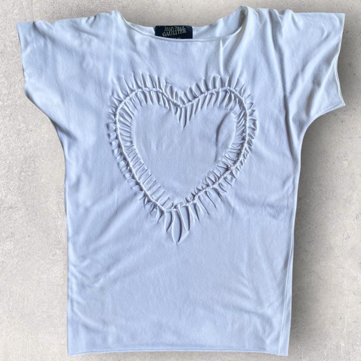 Jean Paul Gaultier Vintage JPG Maille Homme Heart Braid Top Size US S / EU 44-46 / 1 - 1 Thumbnail