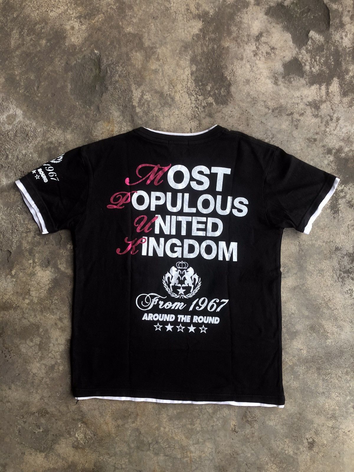 If Six Was Nine × Japanese Brand × Le Grande Bleu (L.G.B.) Japanese Style Poem T-Shirt Size US M / EU 48-50 / 2 - 3 Thumbnail