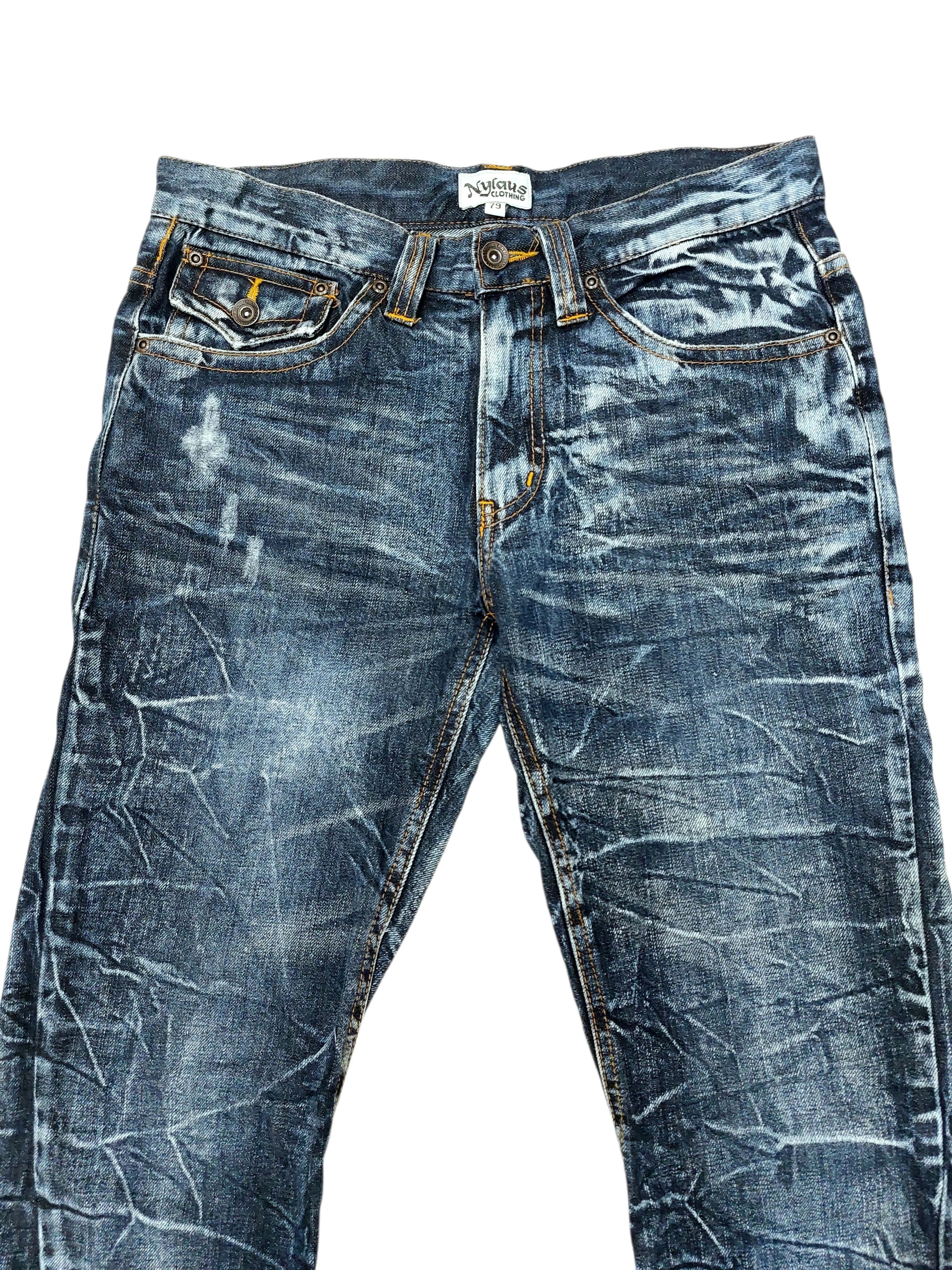 Beauty Beast Vintage Nylaus Japan Flare Jeans Size US 30 / EU 46 - 5 Thumbnail