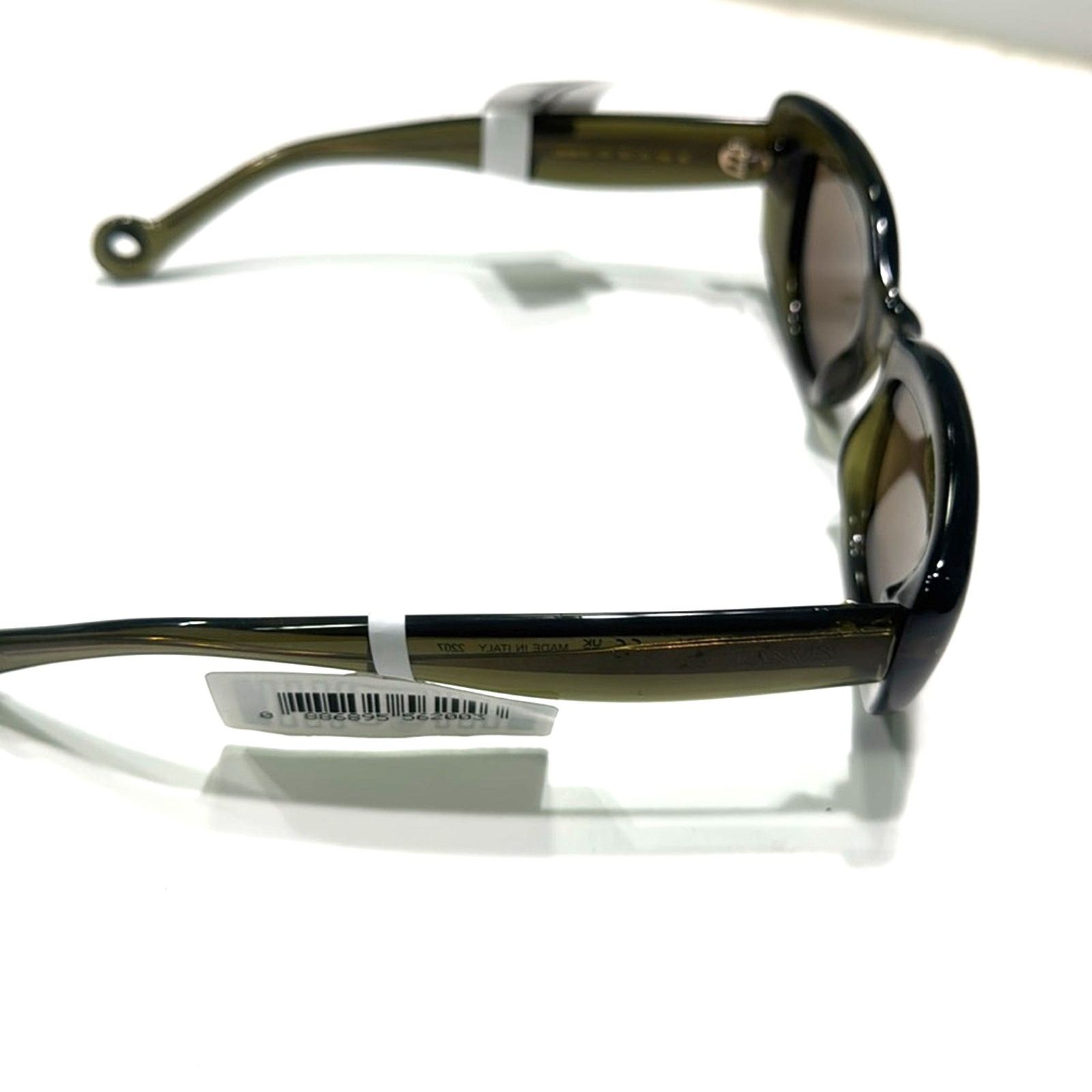Lanvin Lanvin Daisy 50mm Rectangle Sunglasses Forest Green Size ONE SIZE - 7 Thumbnail