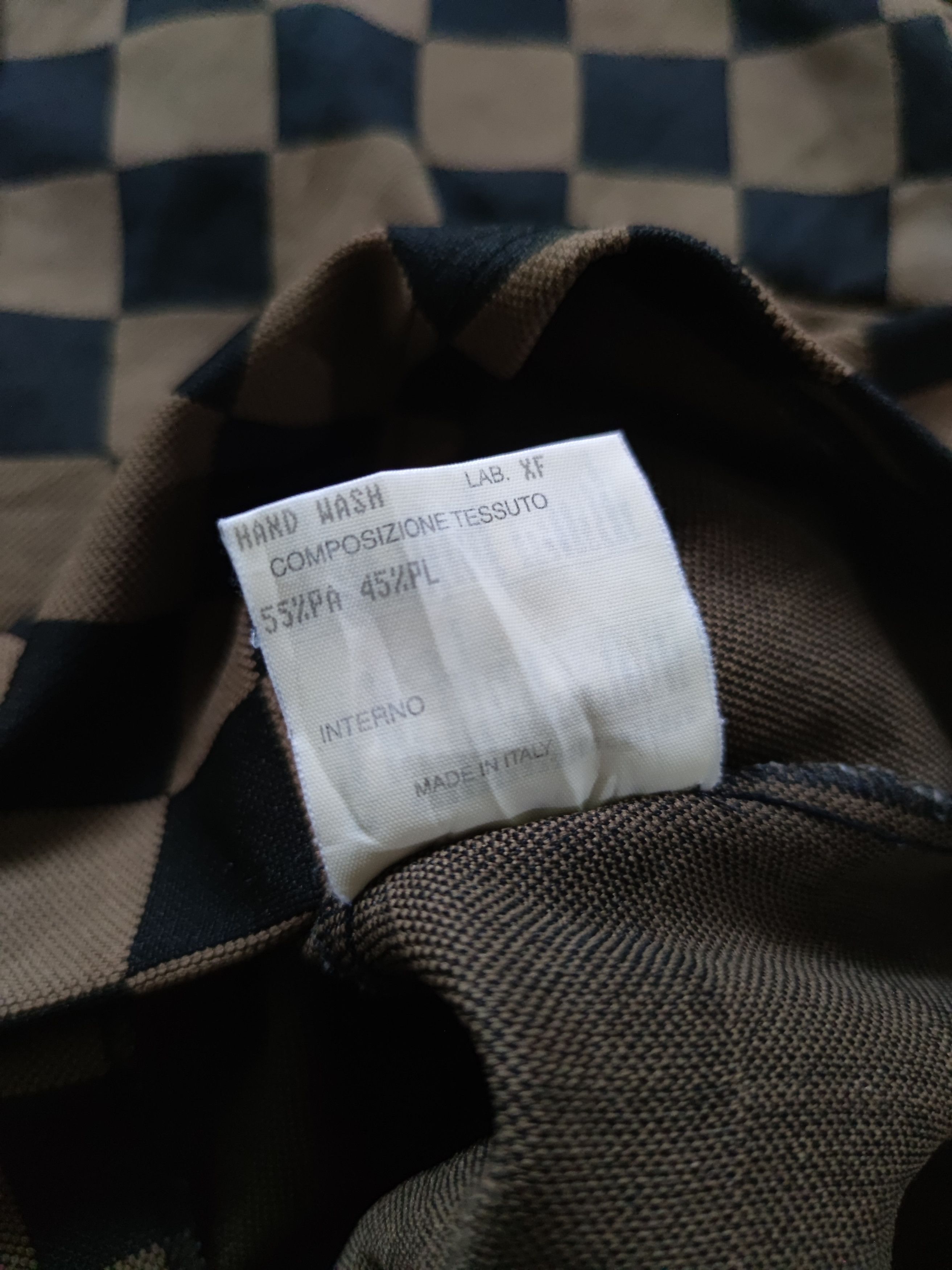 Fendi FENDI Checkered Button Shirt Made in Italy Size 38 Size M / US 6-8 / IT 42-44 - 3 Thumbnail