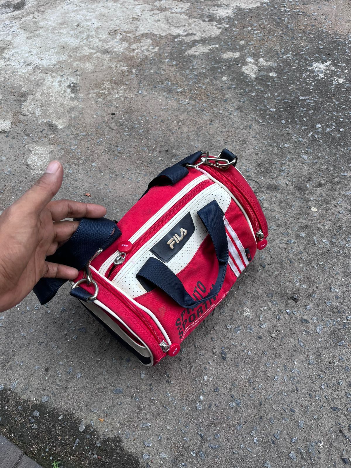 Fila VTG 2007 Fila "Spirito Sportivo" Mini Duffle Sling Bag Y2K Size ONE SIZE - 1 Thumbnail