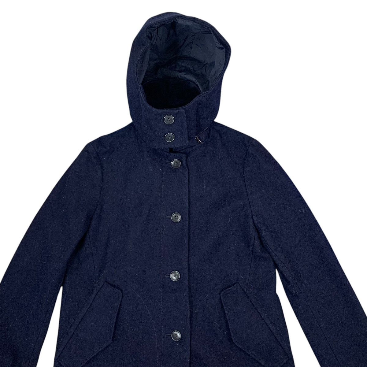 Jil Sander × Uniqlo VINTAGE UNIQLO JILL SANDER WOOL PARKA HOODIE JACKET Size US S / EU 44-46 / 1 - 4 Thumbnail
