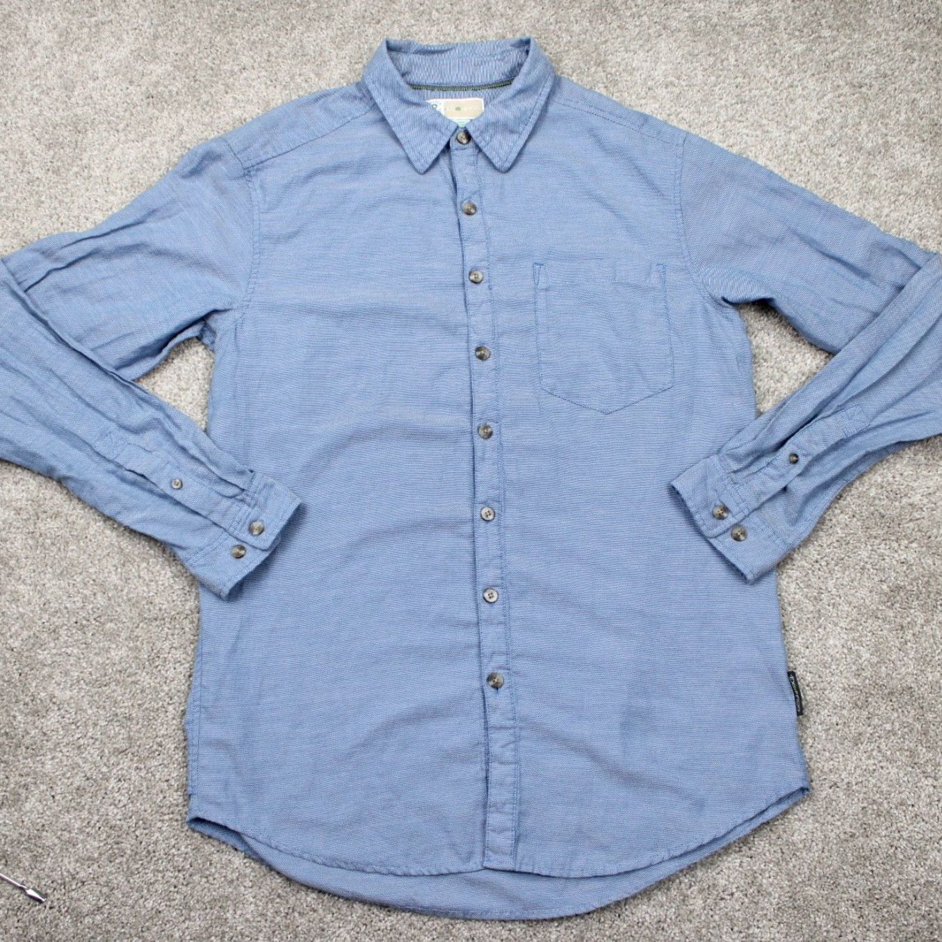 ExOfficio ExOfficio Insect Shield Shirt Mens Medium Blue Cotton/Poly L/S Repellent Apparel Shirt Size US M / EU 48-50 / 2 - 2 Thumbnail