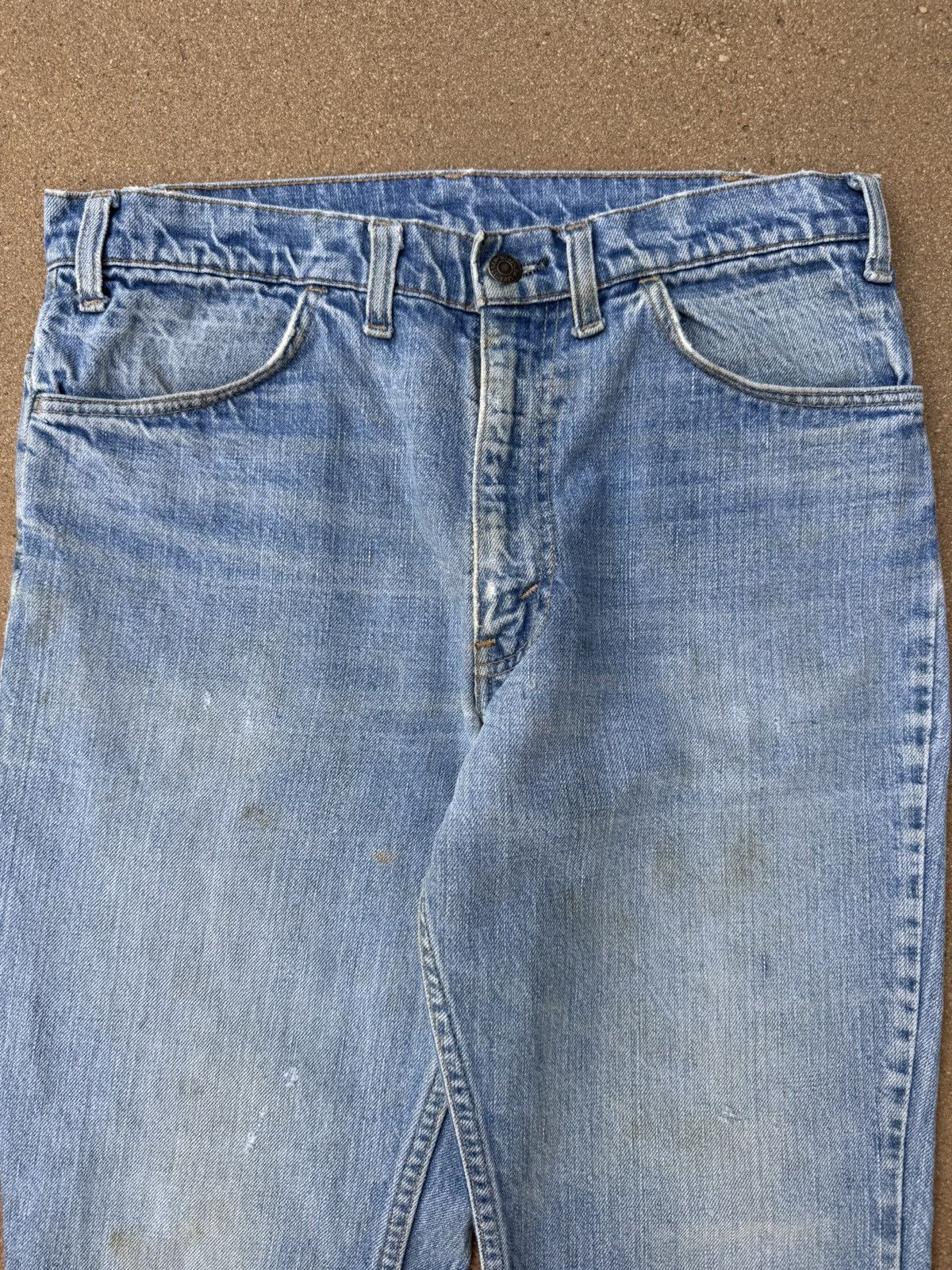 Levi's × Vintage Vtg 70’s Levi’s 646 Orange Tab Bellbottom Flare Jeans 33x29 Size US 33 - 4 Thumbnail