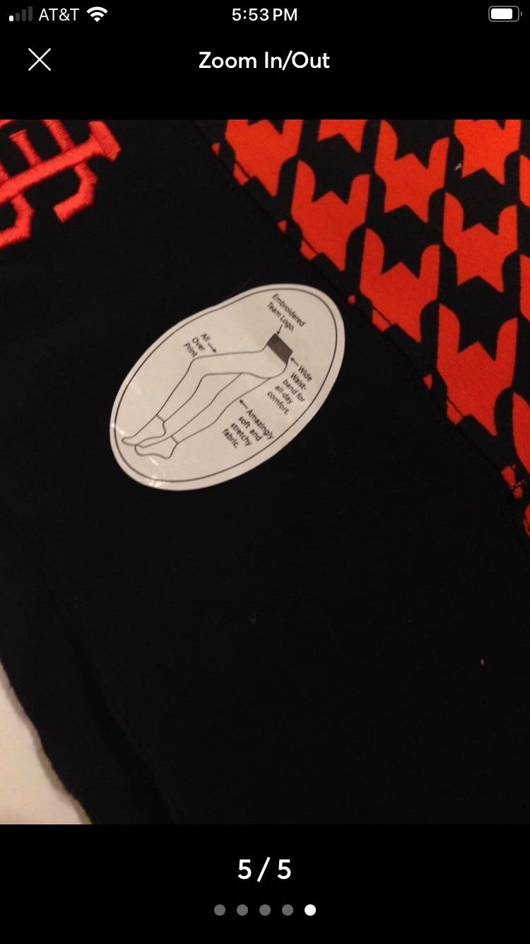 Nike Women's S/m Athletic Pants Genuine Mlb Merchandise Giants Size 22" - 5 Thumbnail