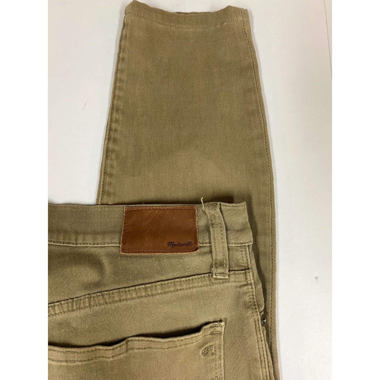 Madewell Madewell Jeans Skinny 9" High Rise Mid Rise 29 Brown Denim Women Slim Classic USA Pockets Regular Inseam 25" Zip Solid Size 29" - 6 Thumbnail