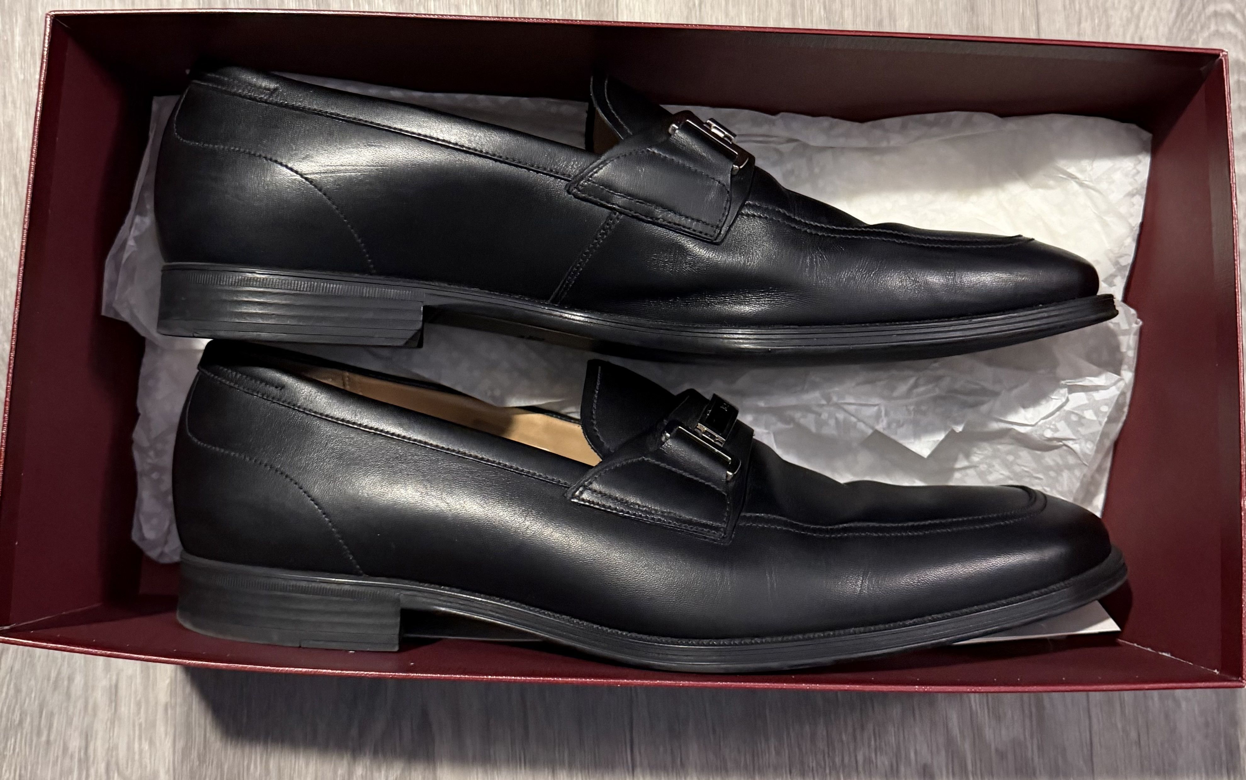 Bally Bally Black Calfskin Leather Loafers Size US 10 / EU 43 - 8 Thumbnail