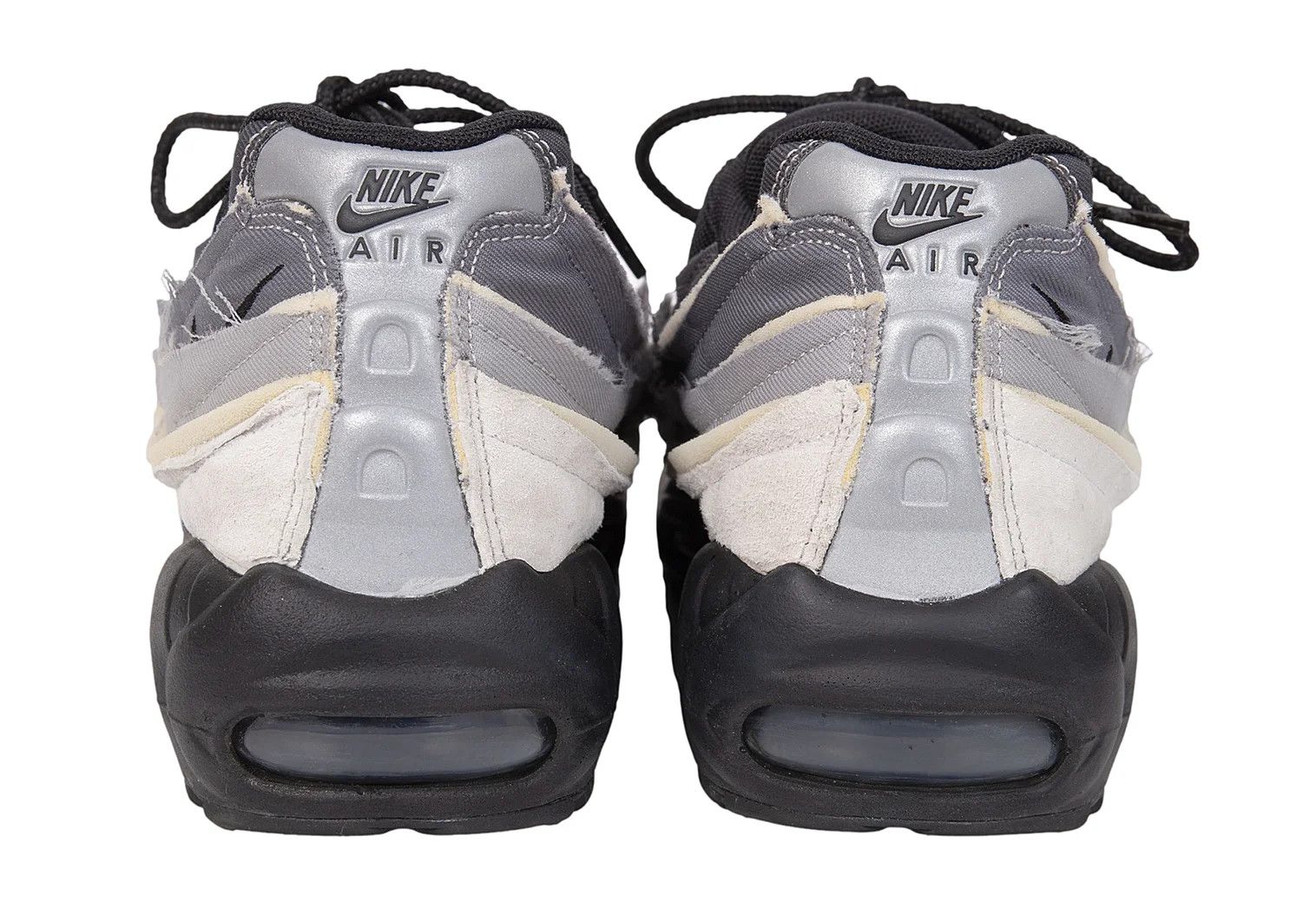 Comme des Garcons Homme Plus Nike Air Max 95 Sneakers in Gray and Black Size 28 Size US 12 / EU 45 - 10 Thumbnail