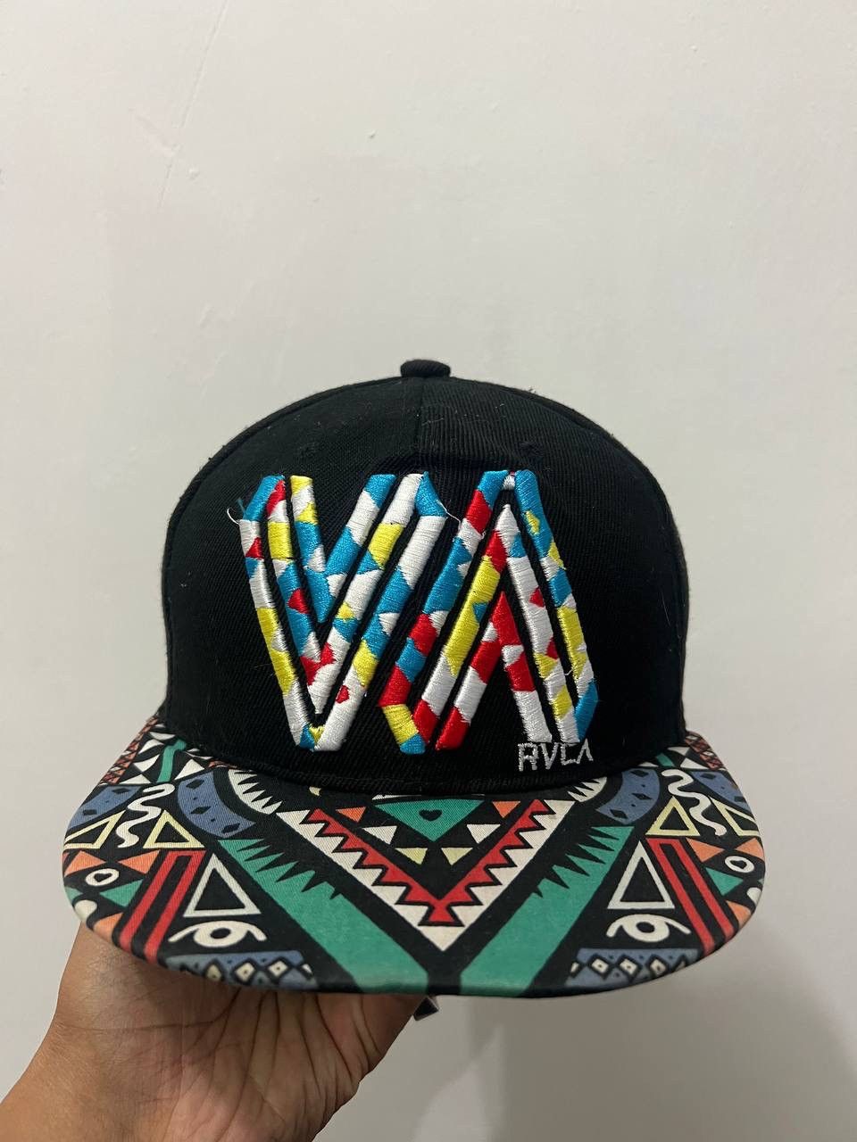 If Six Was Nine RVCA Multicolor Snapback Hat Size ONE SIZE - 5 Thumbnail