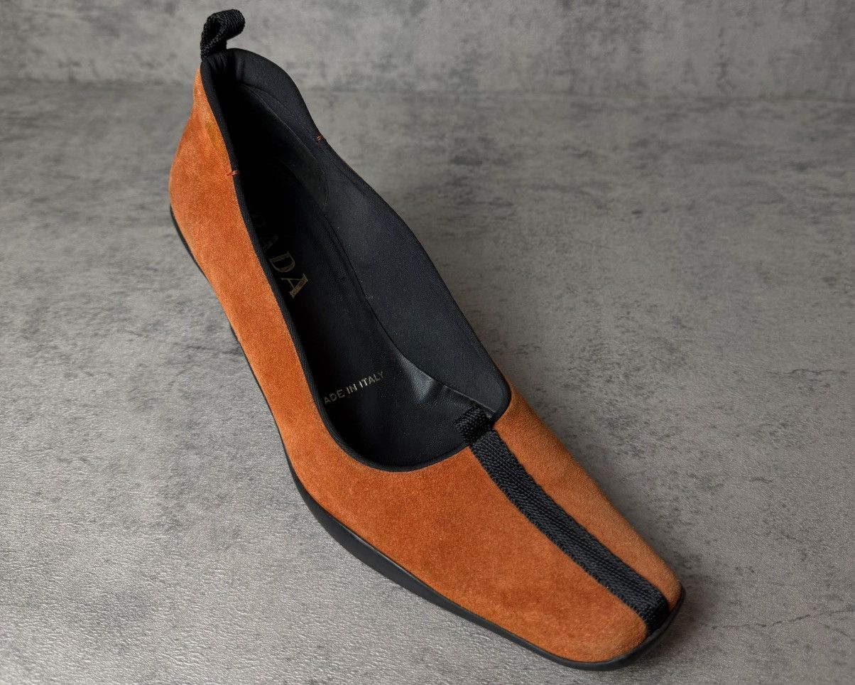 Prada PRADA - FW1999 SUEDE KITTEN HEELS Size US 6 / IT 36 - 2 Thumbnail