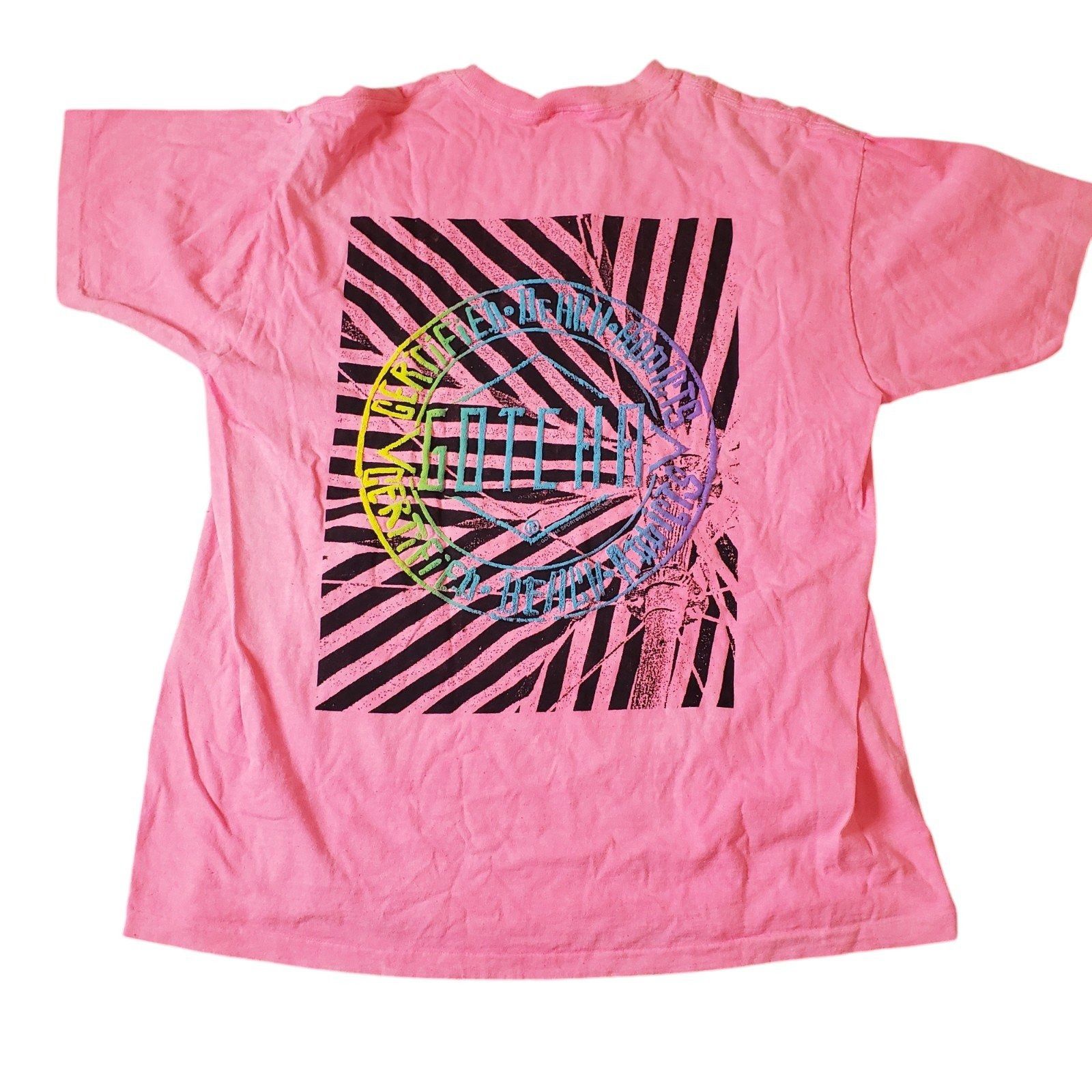Gotcha Gotcha Vintage Oversized 80s 90s Graphic T-Shirt Cotton Neon Size US L / EU 52-54 / 3 - 1 Thumbnail