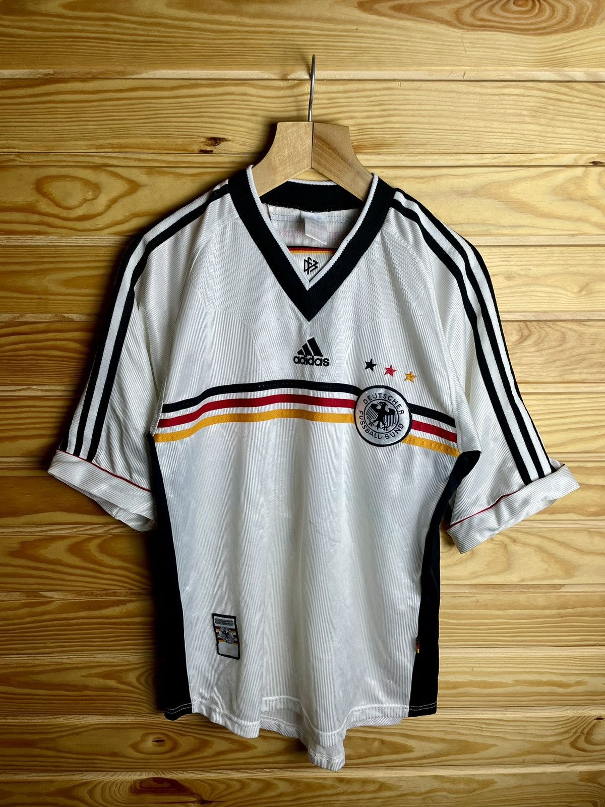 Adidas × Vintage Germany 1998/1999 Home National Team Soccer Jersey Football Size US M / EU 48-50 / 2 - 2 Thumbnail