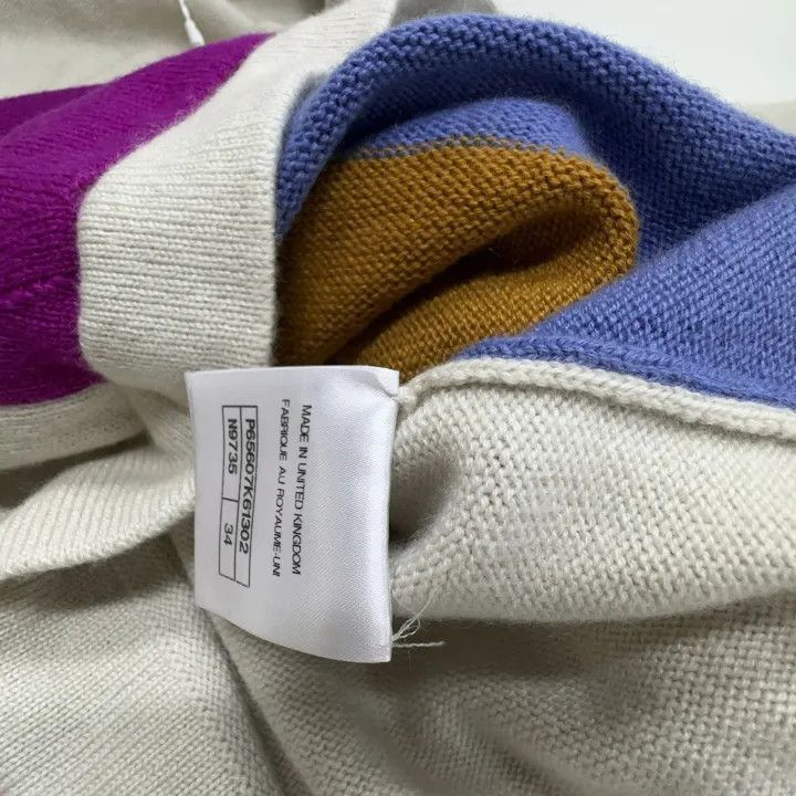 Chanel Chanel Color Block Cashmere Sweater for Women Size XS / US 0-2 / IT 36-38 - 7 Thumbnail