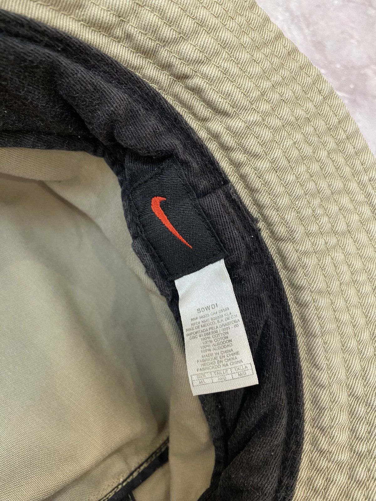 Nike Vintage Nike Swoosh Logo Bucket Hat Panama Size ONE SIZE - 7 Thumbnail