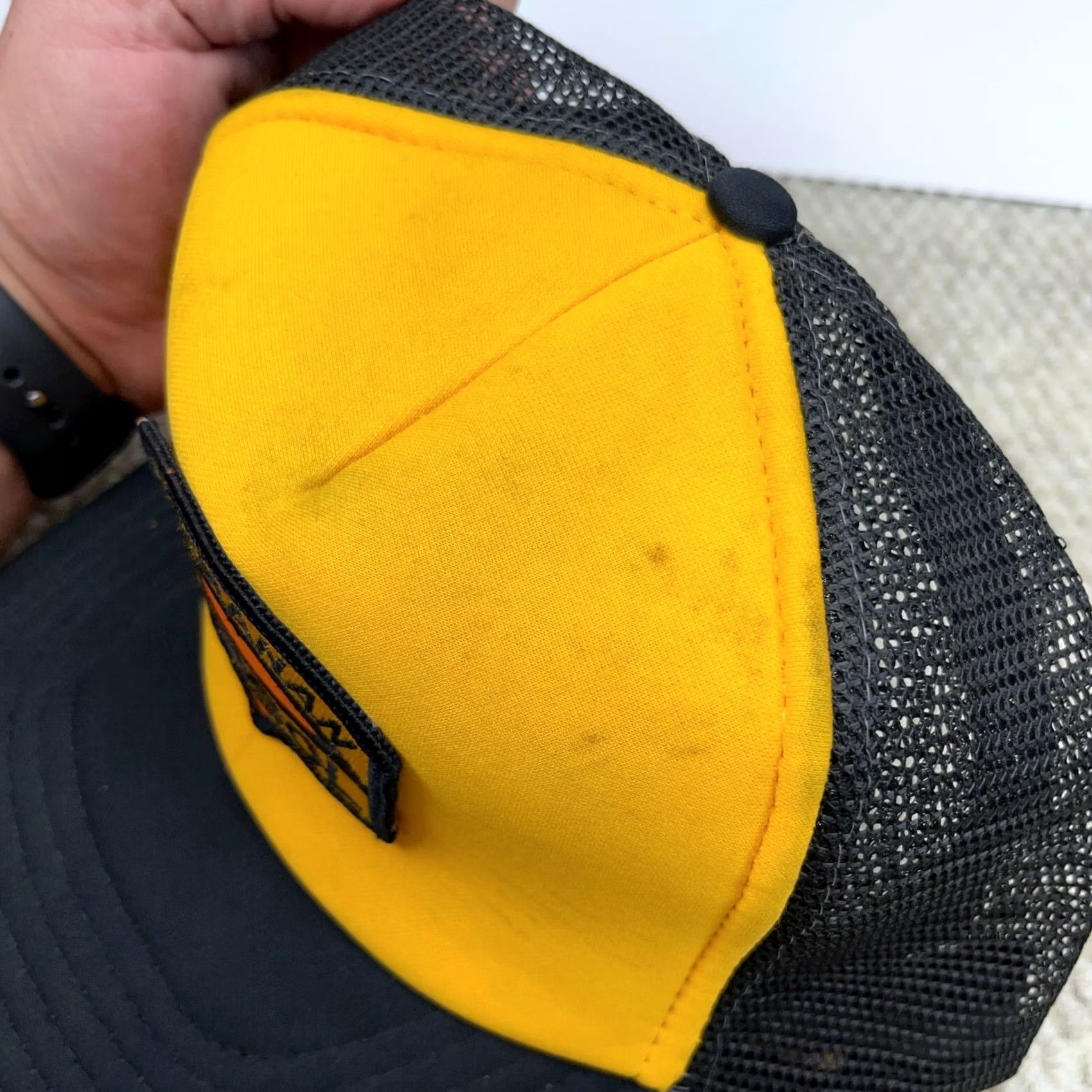 Coal VINTAGE Consol Trucker Hat Cap USA Coal Mining Buchanan Patch 90s Black Snapback Mens Size ONE SIZE - 5 Thumbnail