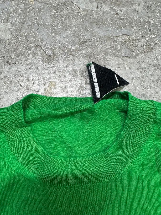 Bottega Veneta × Vintage Bottega Veneta Green Uniform Sweater Size M / US 6-8 / IT 42-44 - 7 Thumbnail