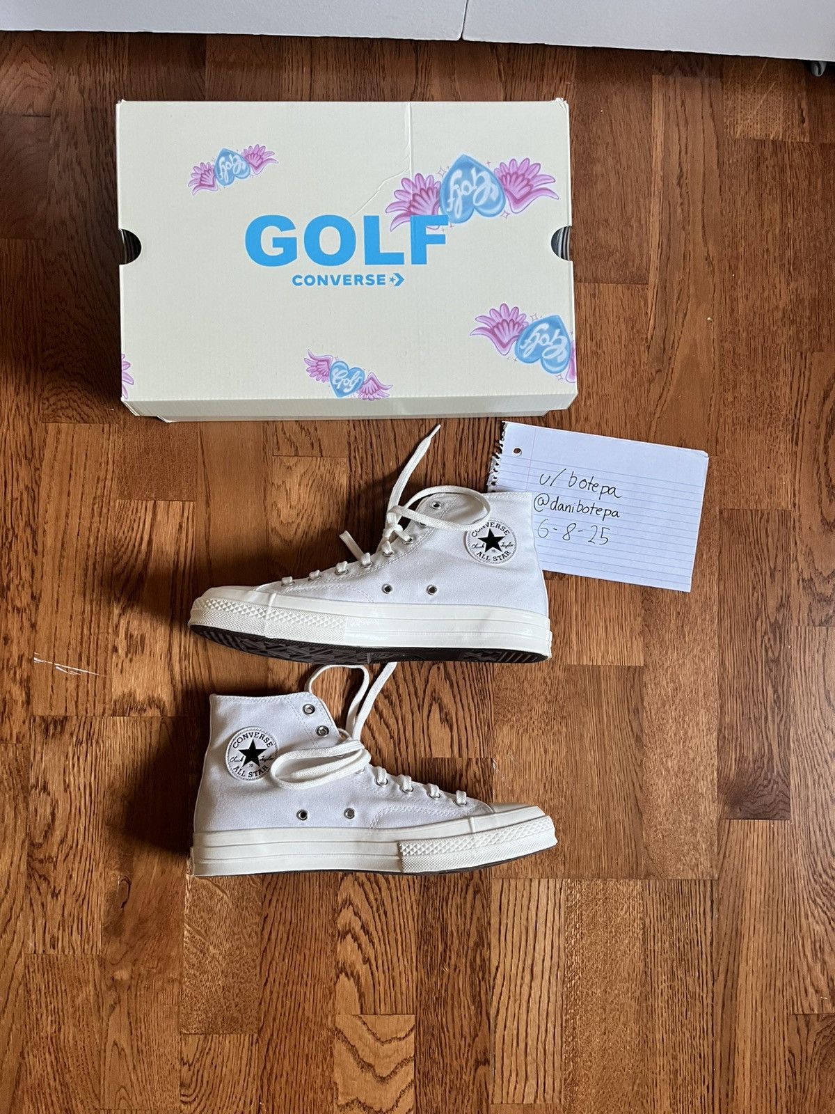 Golf Wang Golfwang “Airbrush” Chuck 70 Hi Converse Size US 10.5 / EU 43-44 - 3 Thumbnail