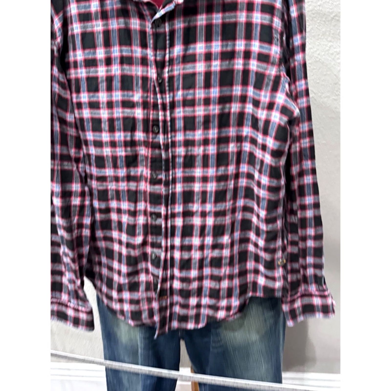 Hugo Boss Hugo Boss XL LONG SLEEVE SHIRT Men Multicolor Double Layer 17 x 35/36 Regular Adult XL Size US XL / EU 56 / 4 - 4 Thumbnail