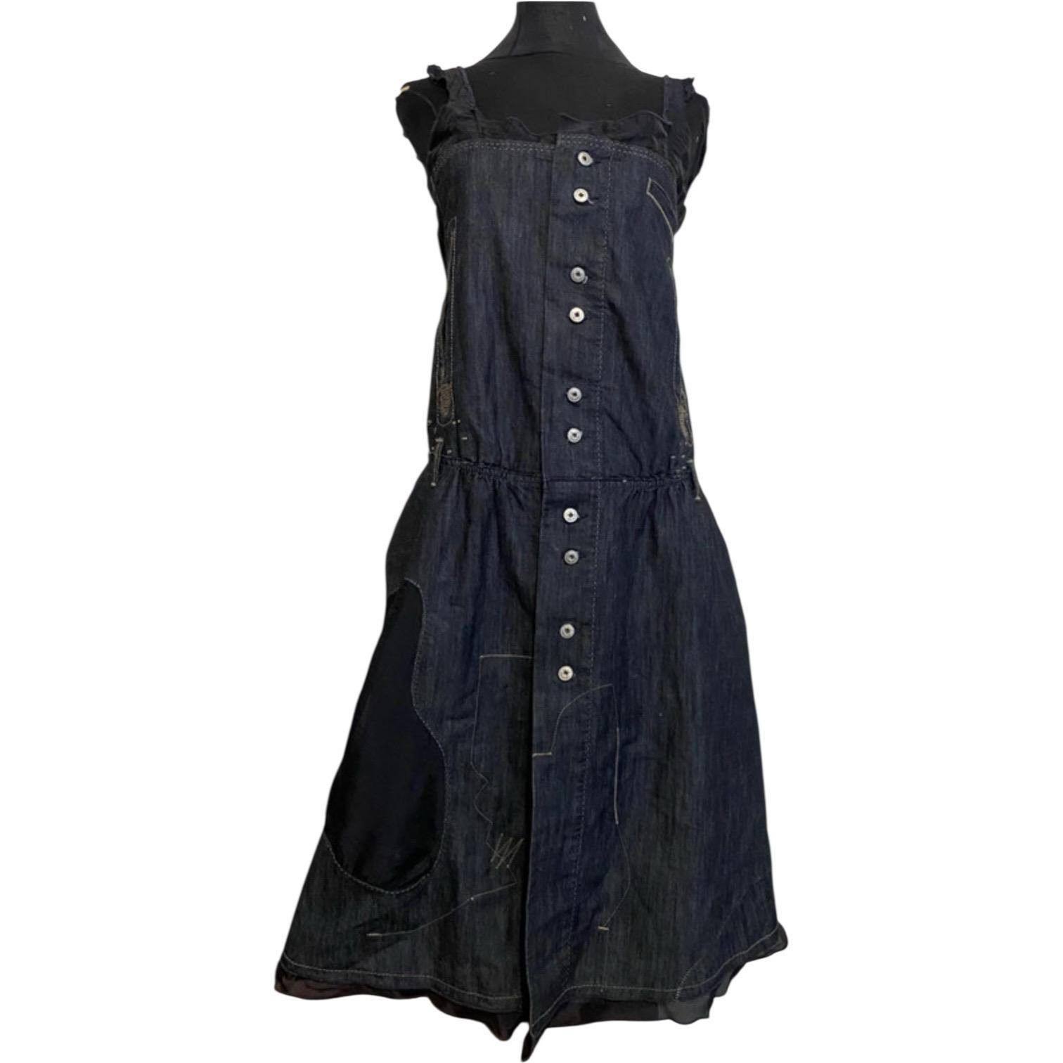 Marithe + Francois Girbaud The MfG Denim Mini Dress Size ONE SIZE - 3 Thumbnail