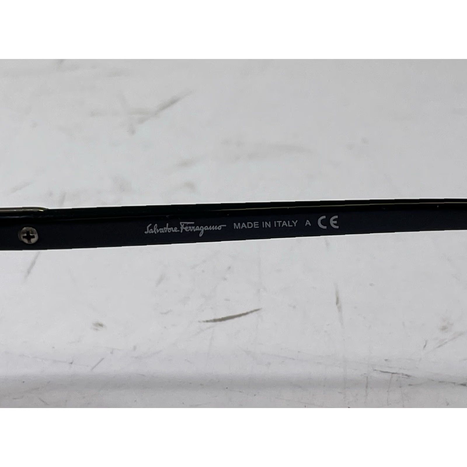 Salvatore Ferragamo Salvatore Ferragamo Sunglasses Men Half Rim Frames 1194 511/11 60 17 140 Black Geometric Designer Glass Metal Plastic Size ONE SIZE - 3 Thumbnail