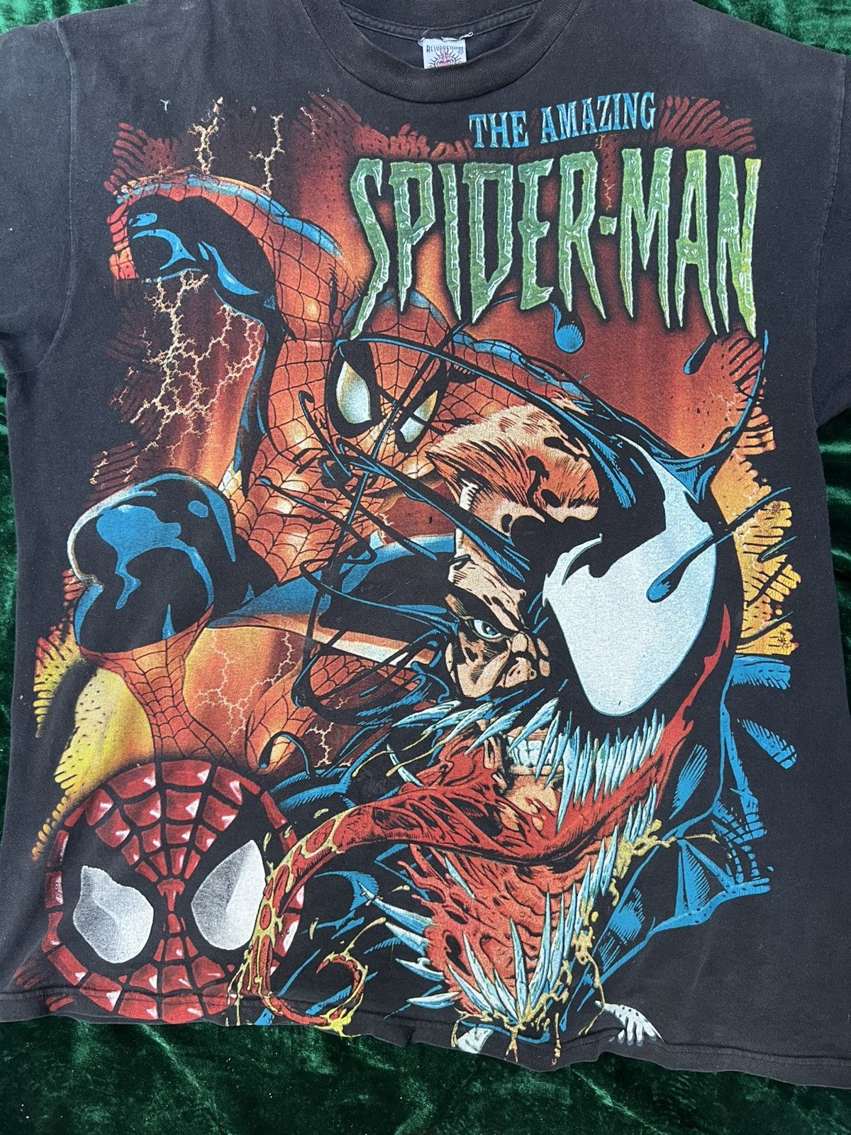 Vintage Venom vs spiderman RESURECCION VINTAGE 90s mexican Size US XL / EU 56 / 4 - 2 Thumbnail