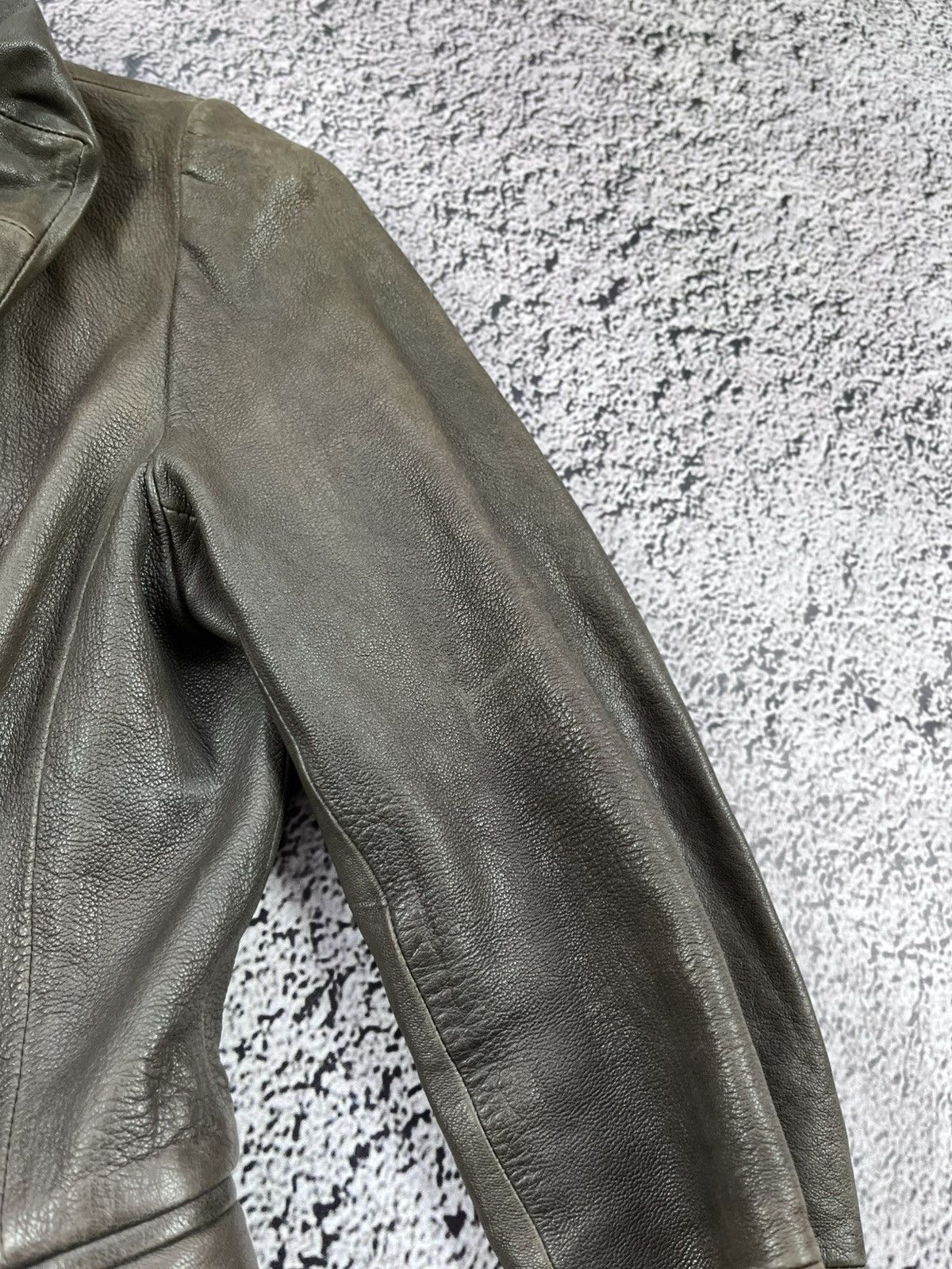 Essentiel Antwerp Leather jacket Essentiel Antwerp vintage vibe avant garde Size XS / US 0-2 / IT 36-38 - 10 Thumbnail