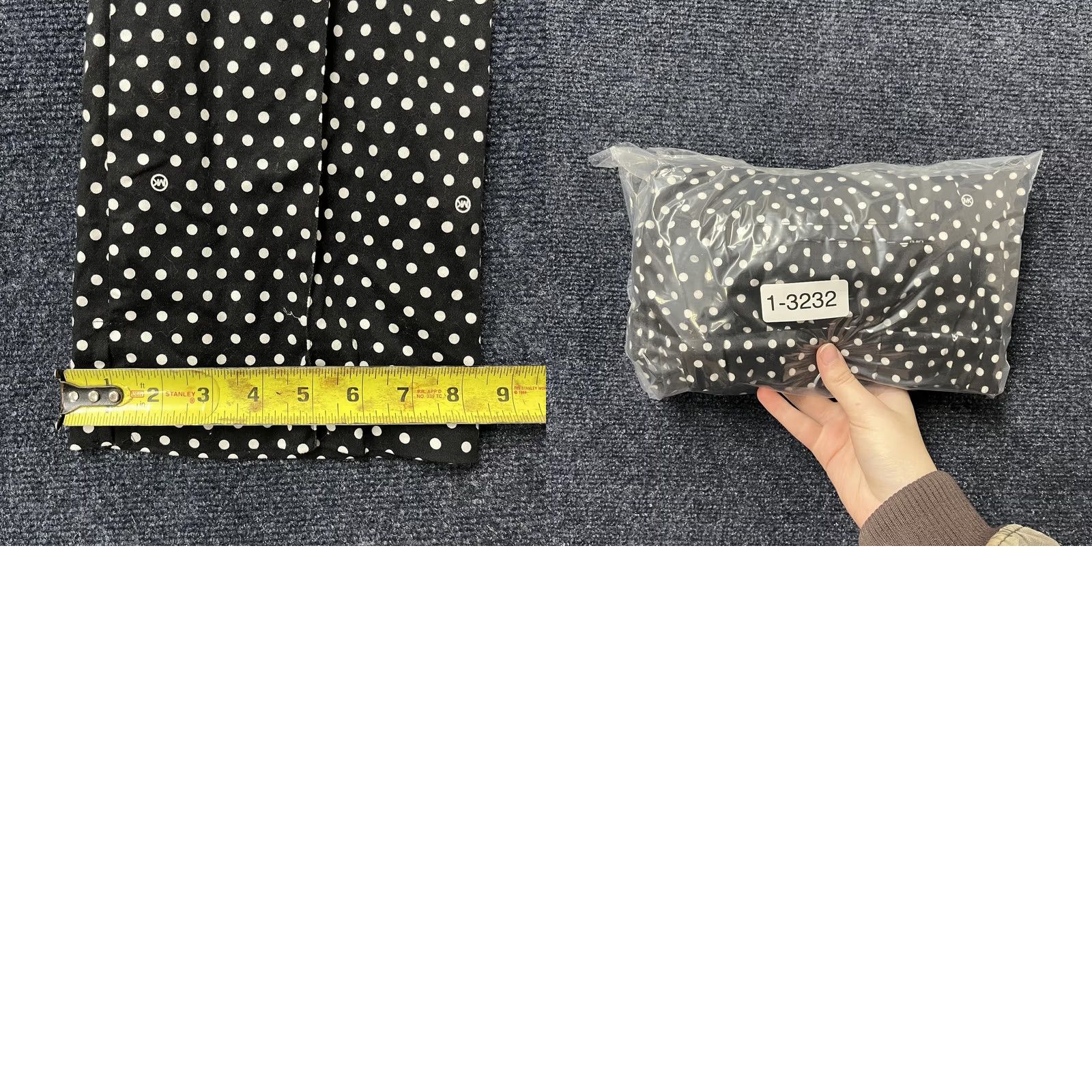 Michael Kors VINTAGE? No. Michael Kors Pants Womens 14 Black Cropped Straight Leg Ankle Polka Dot Size 36" / US 14 / IT 50 - 8 Thumbnail