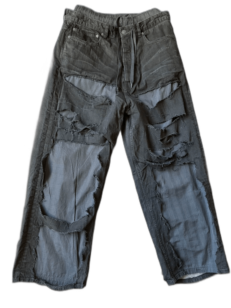 Balenciaga Balenciaga Distressed Denim Pants for Fall-2505 Size US 26 / EU 42 - 1 Thumbnail