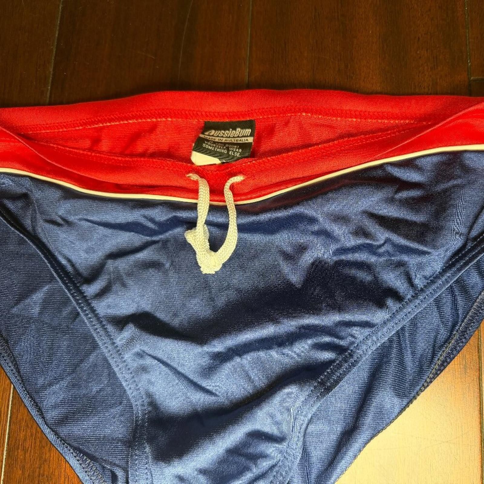 Other AussieBum Men Swim Brief Size Small Red and Navy 8 5 10 Size US 30 / EU 46 - 3 Thumbnail