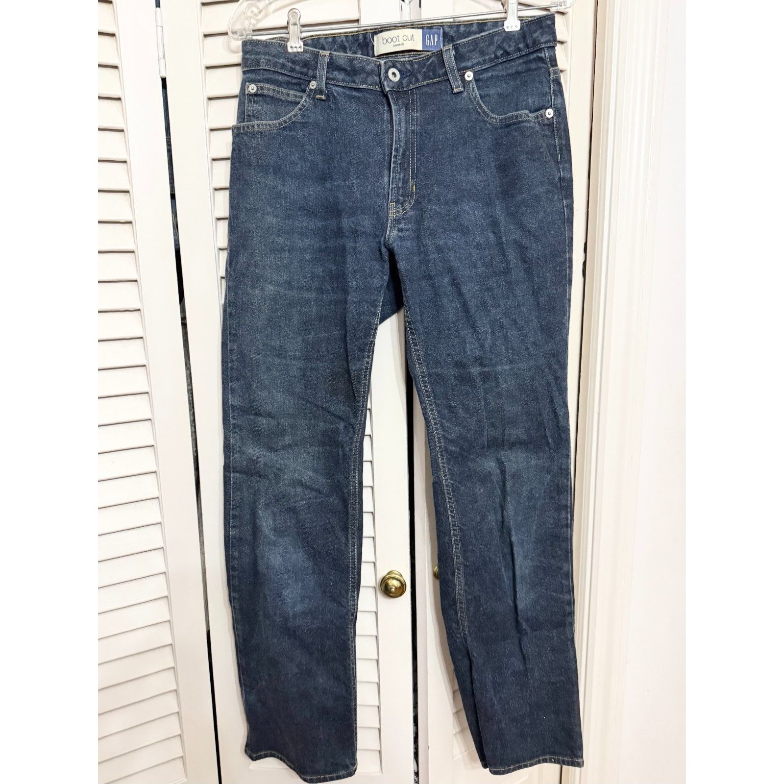 Gap Gap boot cut stretch denim jean size 8 Size 30" / US 8 / IT 44 - 3 Thumbnail