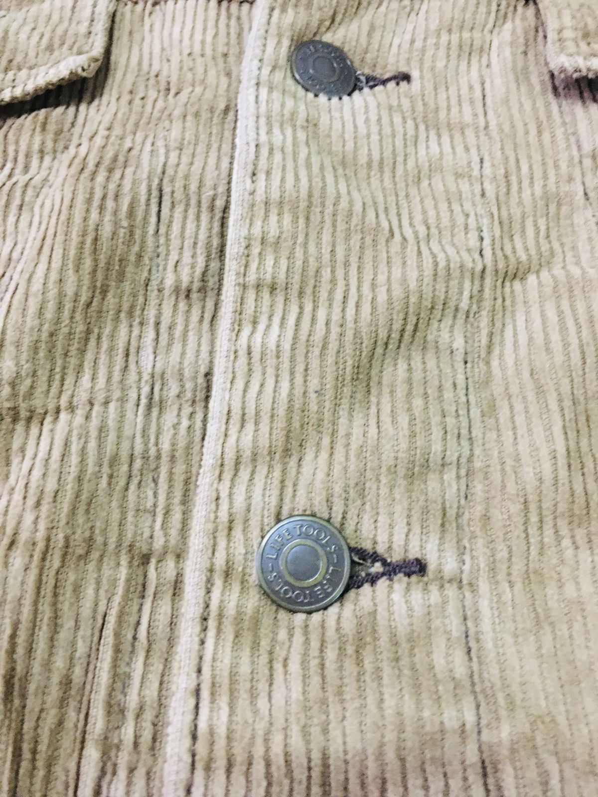 Japanese Brand Life Tools Curduroy Button Up Jacket (18) Size US L / EU 52-54 / 3 - 10 Thumbnail