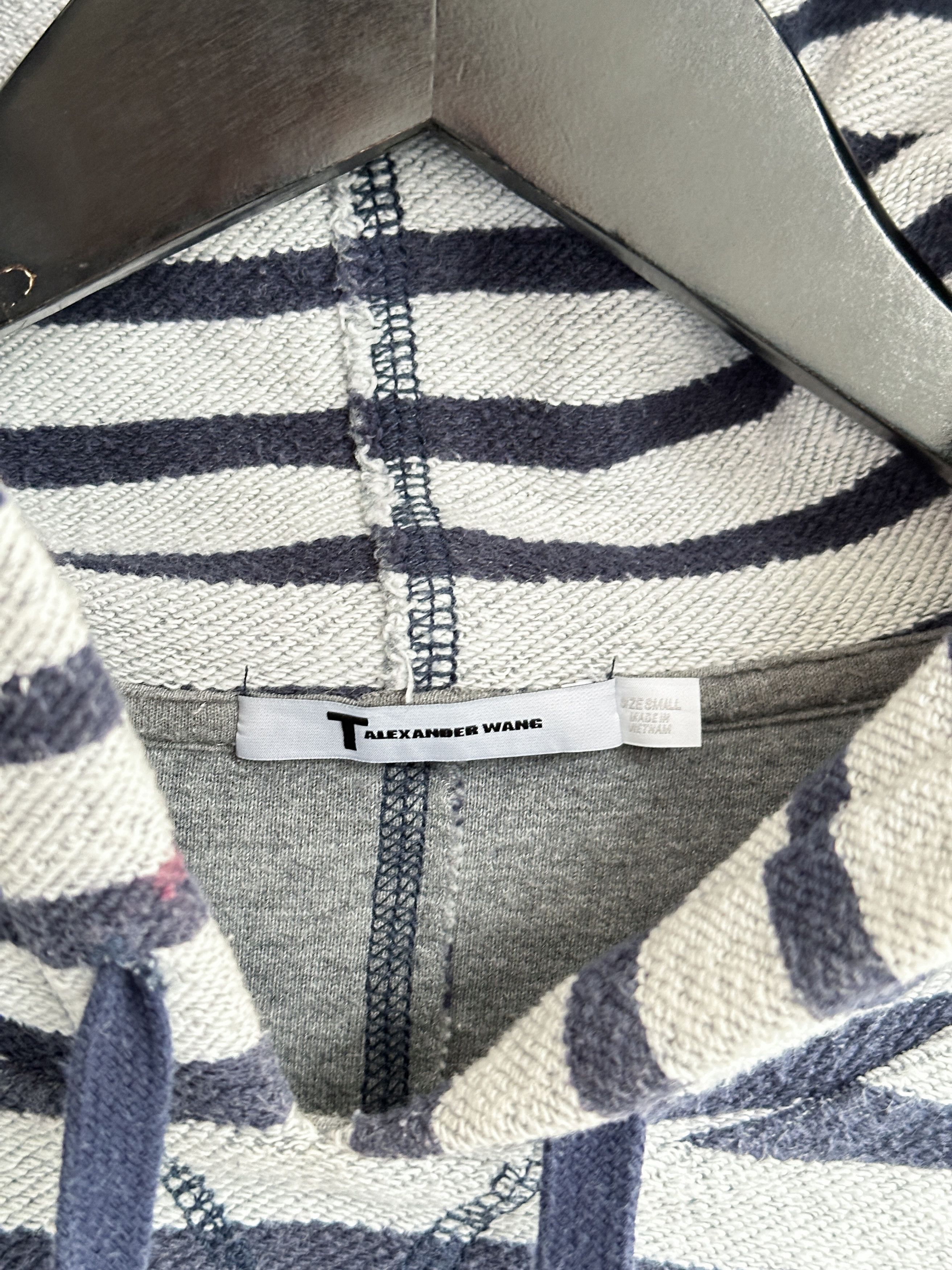 Alexander Wang Alexander Wang Stripped Hoodie Size M / US 6-8 / IT 42-44 - 9 Thumbnail