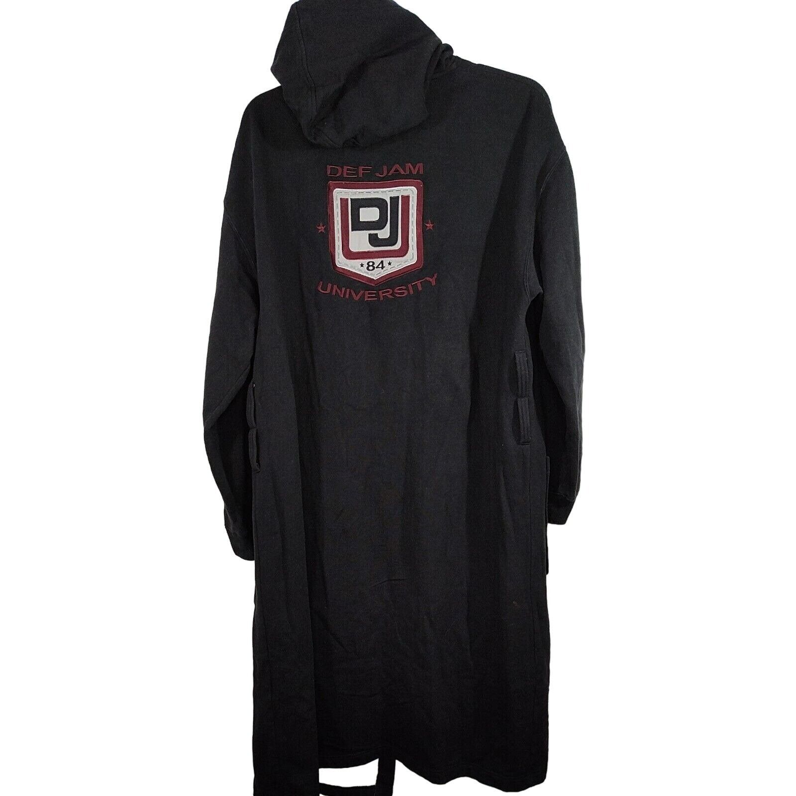 Other Vtg Def Jam University 84 Hood Open Robe Size M/L Black Size US L / EU 52-54 / 3 - 6 Thumbnail